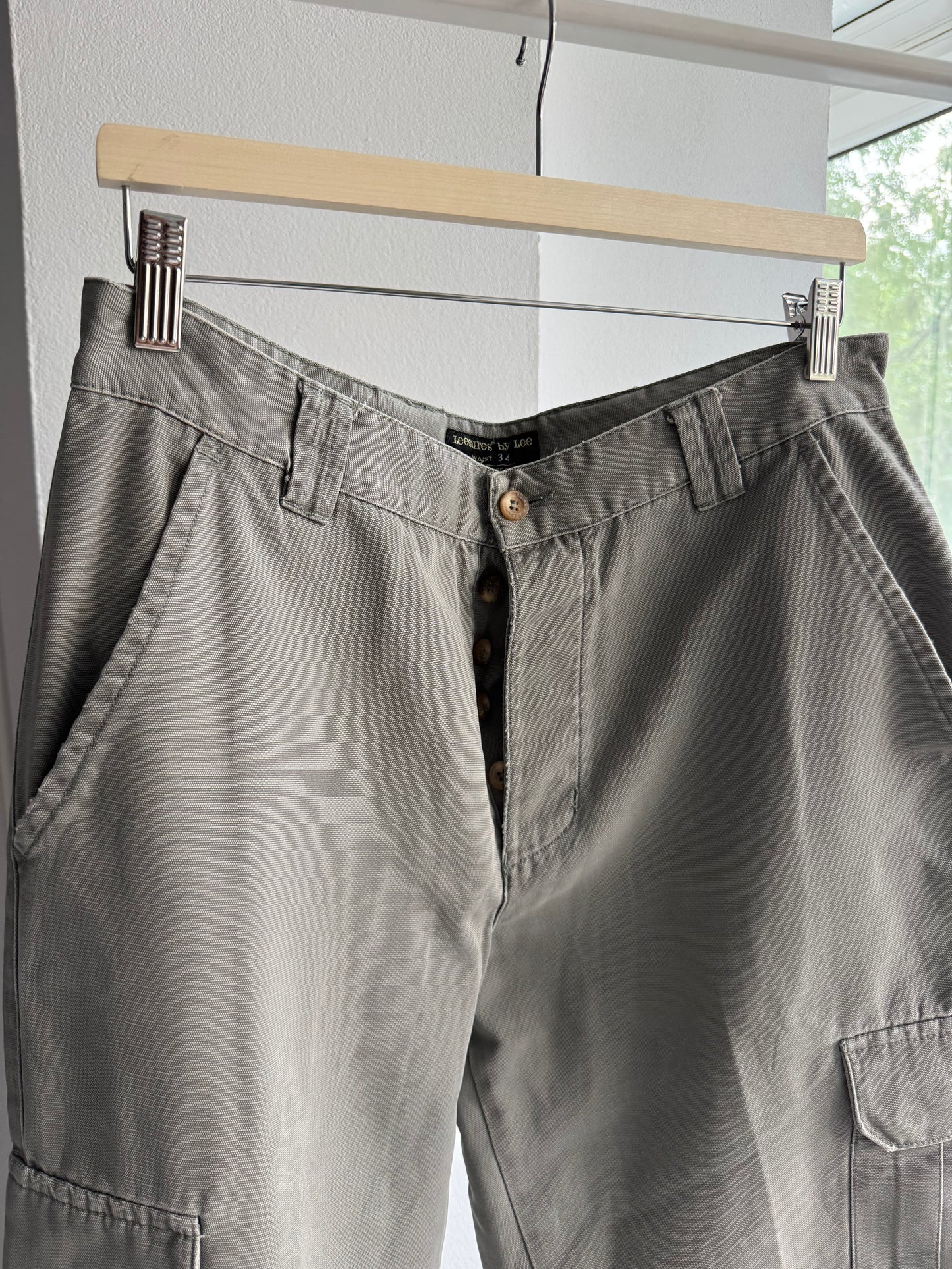 🪖 Pantaloni Vintage Lee Leesures Fatigue Cargo – W34 x L34