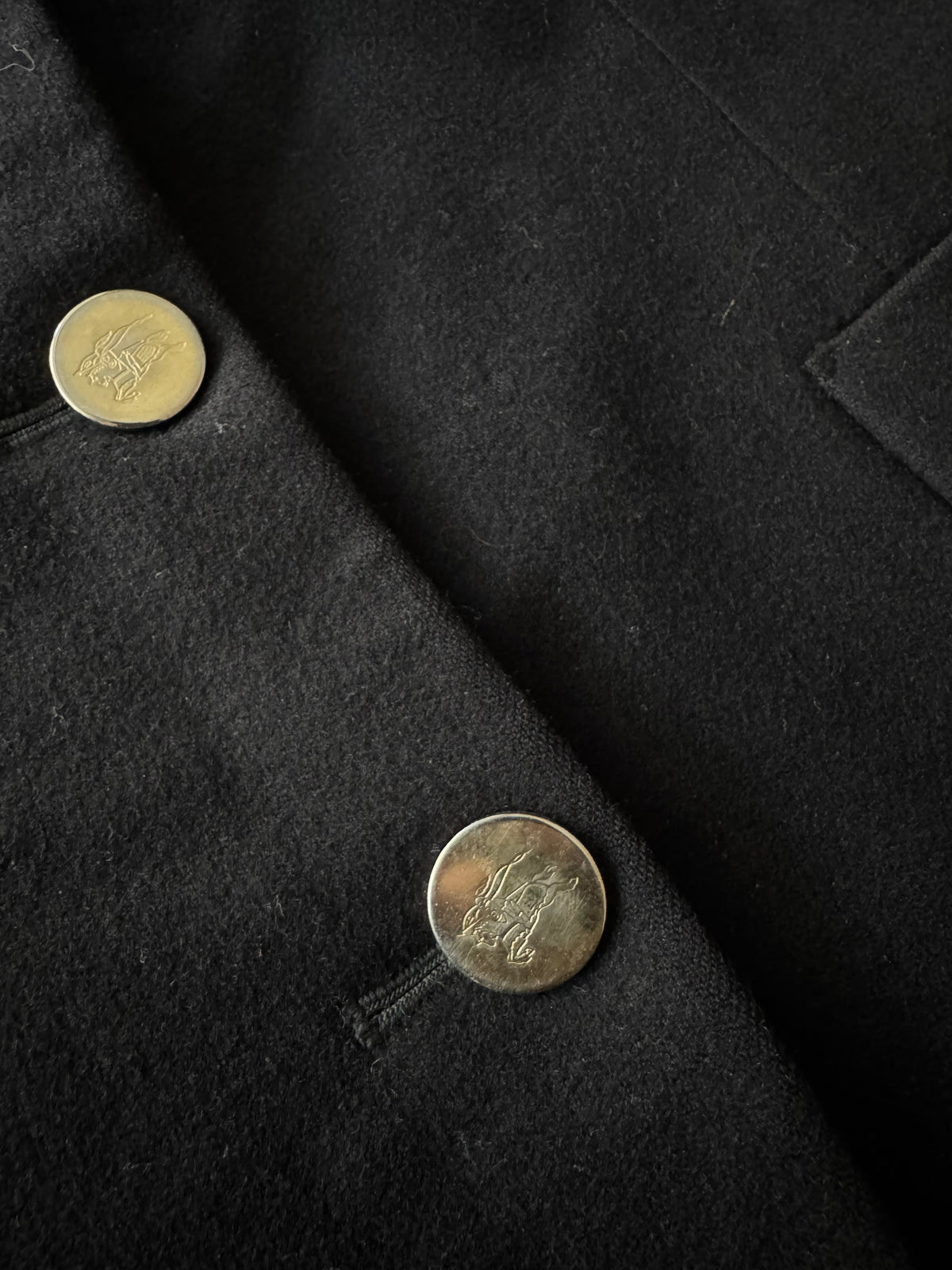 Blazer Vintage Burberry Negru | S Damă