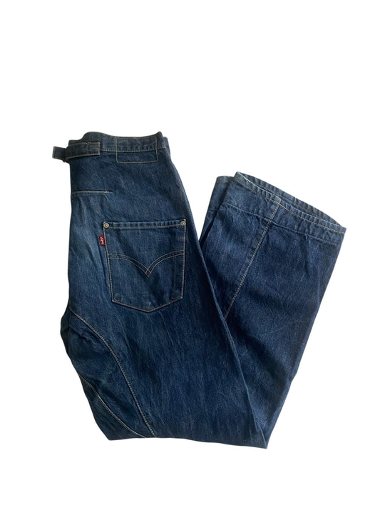 👖 Y2K Levi’s Engineered Jeans Line Buckle Back Baggy Jeans