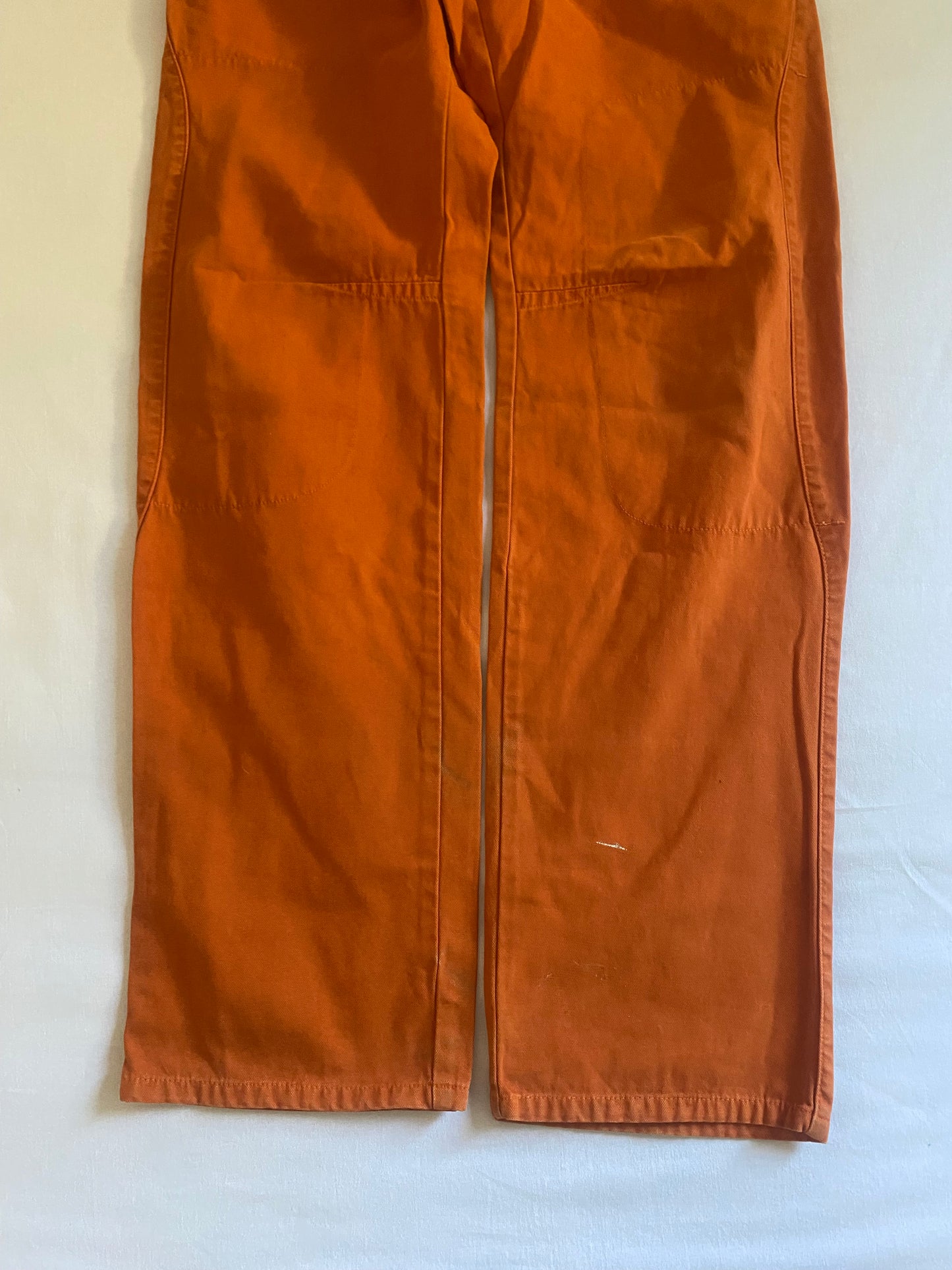 Vintage Murphy Nye Heavy Cotton Canvas Orange Sailing Trousers
