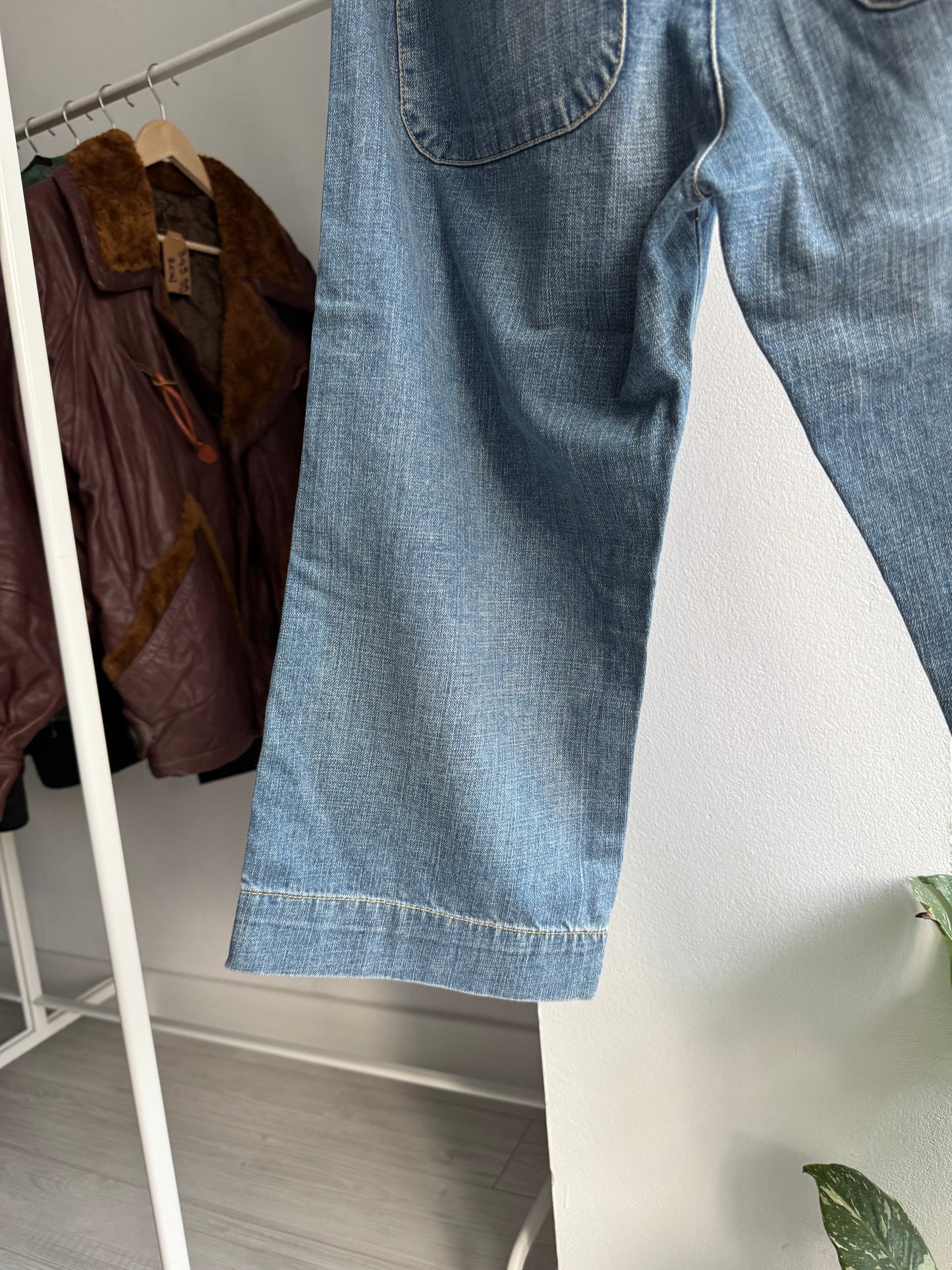 👖 Pantaloni Scurți Vintage Lee Worker Bermuda Jorts – W31 Bărbați