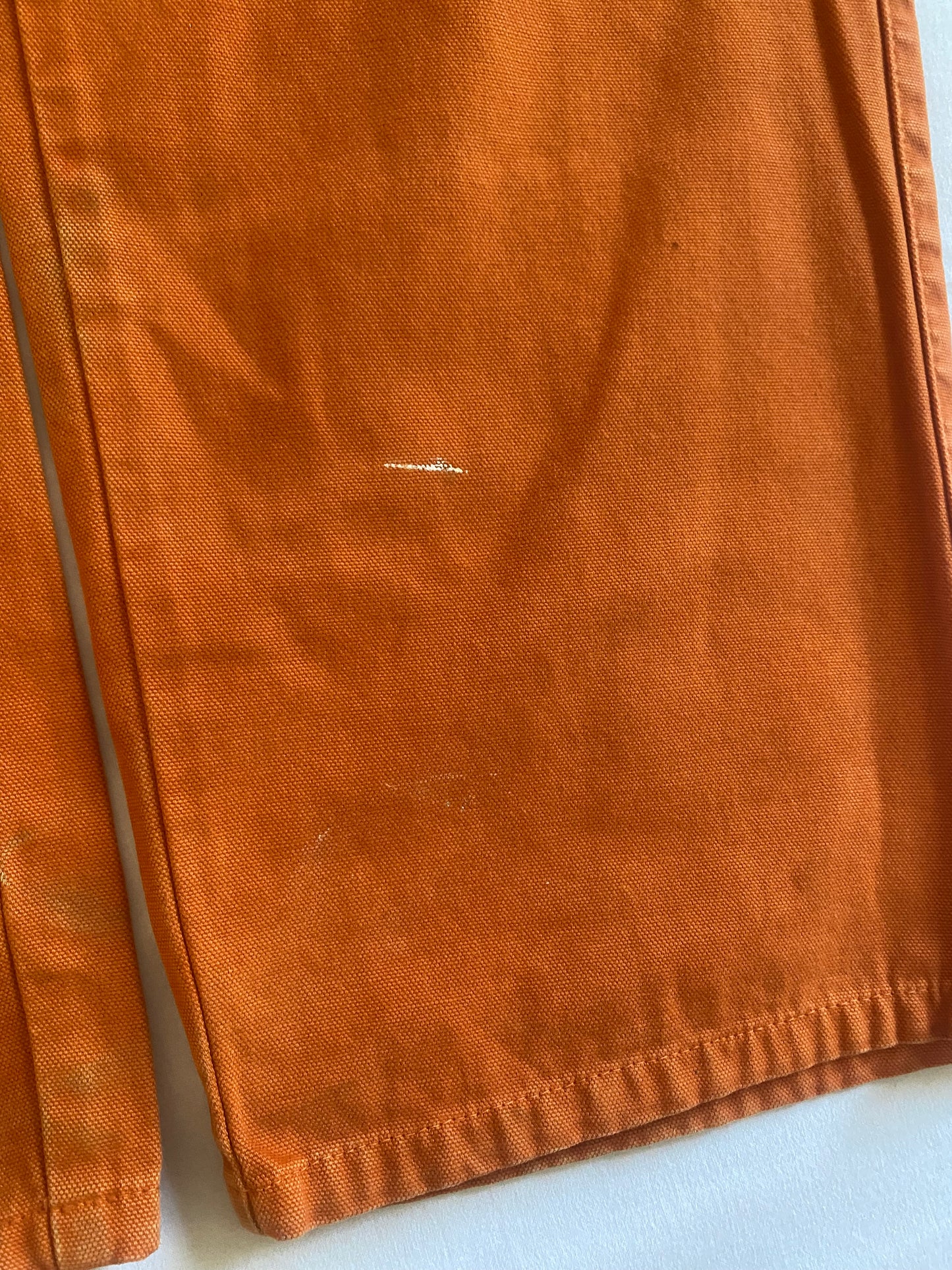 Vintage Murphy Nye Heavy Cotton Canvas Orange Sailing Trousers