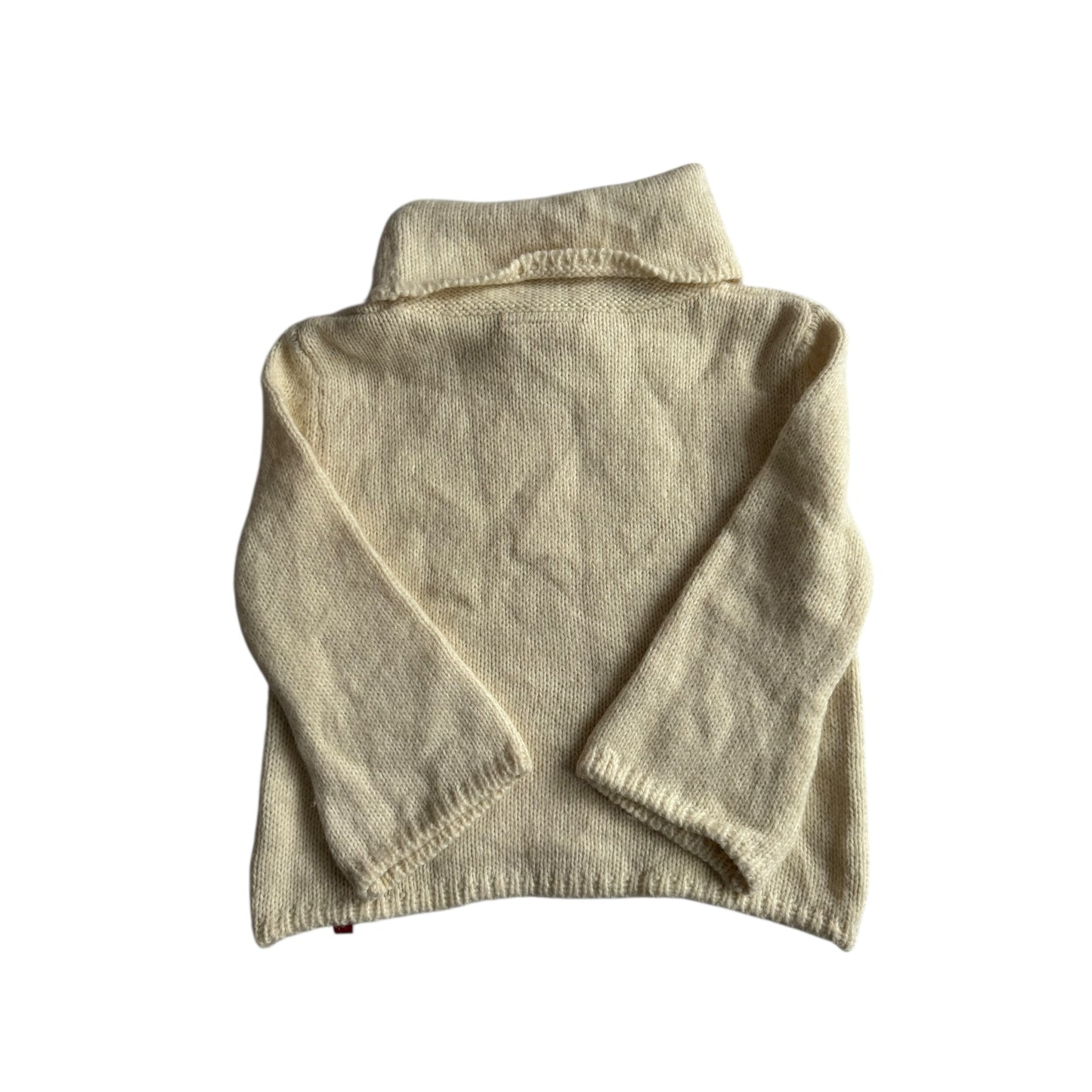 🤍 Top Tricotat Y2K Miss Sixty Alb cu Mâneci 3/4 – M Femei