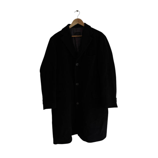 🧥 Palton Vintage Pierre Cardin Negru – Mărime L Bărbați