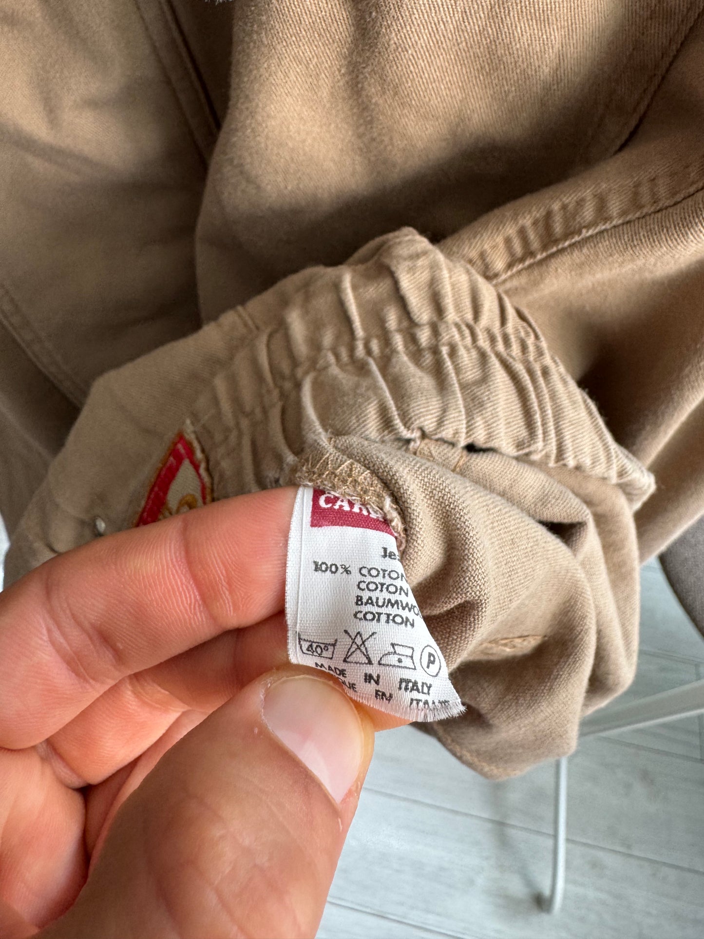 🔨 Vintage Carrera Brown Workwear Jacket – Men’s S – Made in Italy