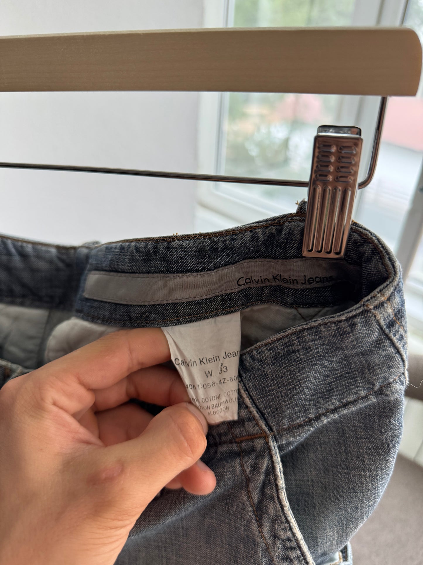 👖 Y2K Cargo Jorts Calvin Klein – W33