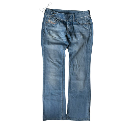 👖 Y2K Diesel Cherone Jeans / Light Wash, Low Rise, Bootcut (US 28)