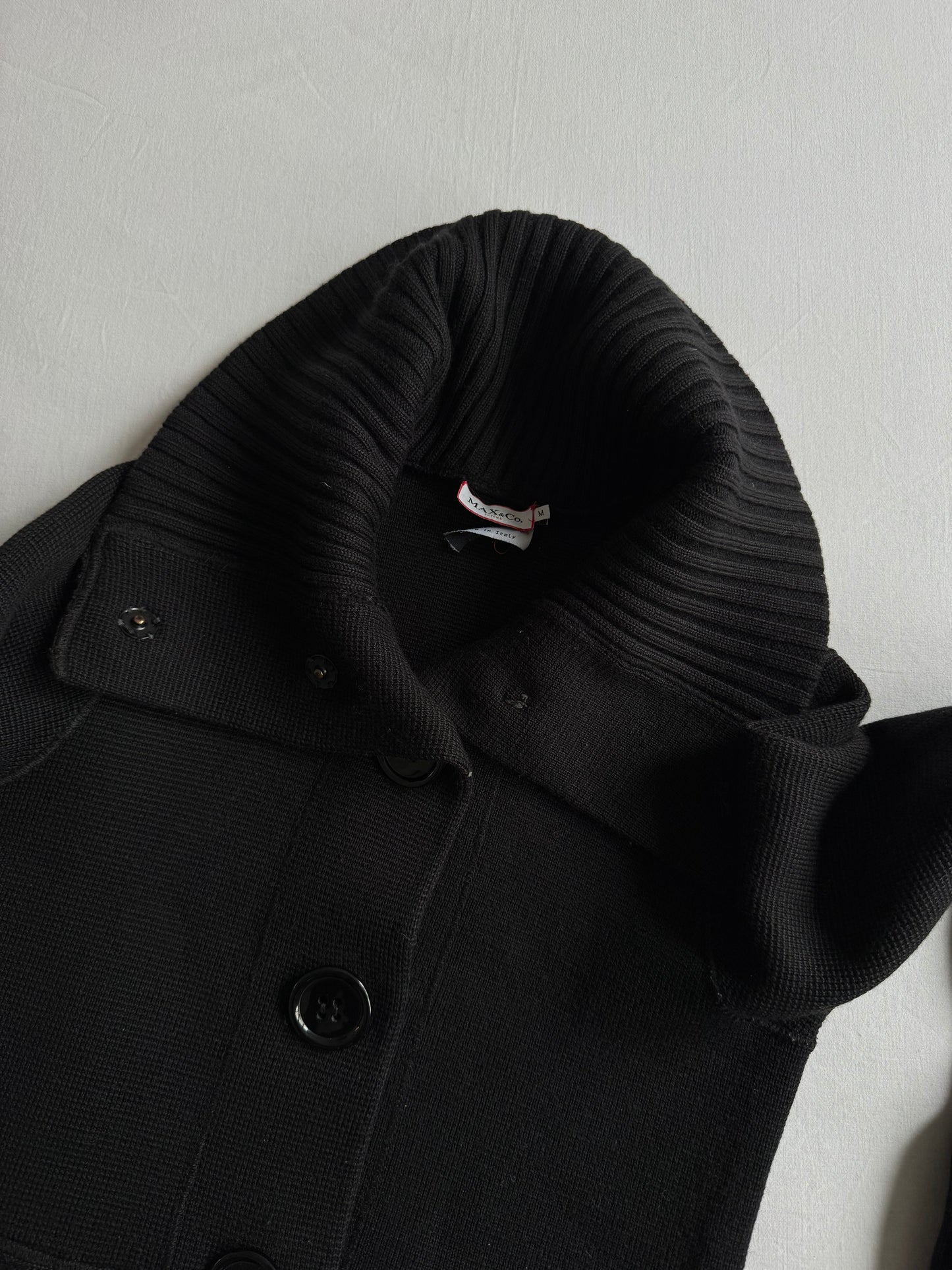 🖤 Cardigan Y2K Damă Max & Co. Negru – M