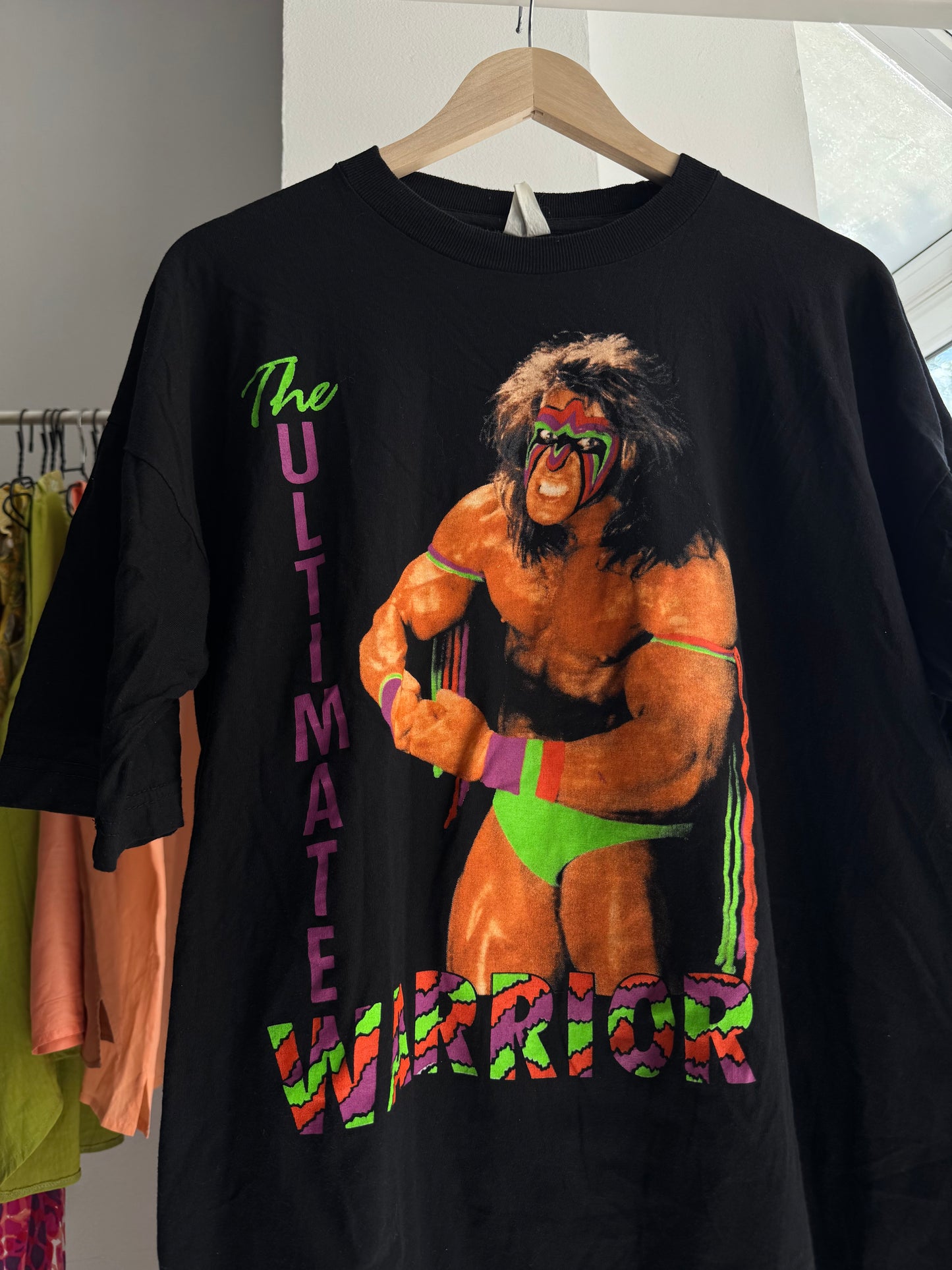 🤼 Tricou Vintage The Ultimate Warrior WWF Graphic – XL Bărbați
