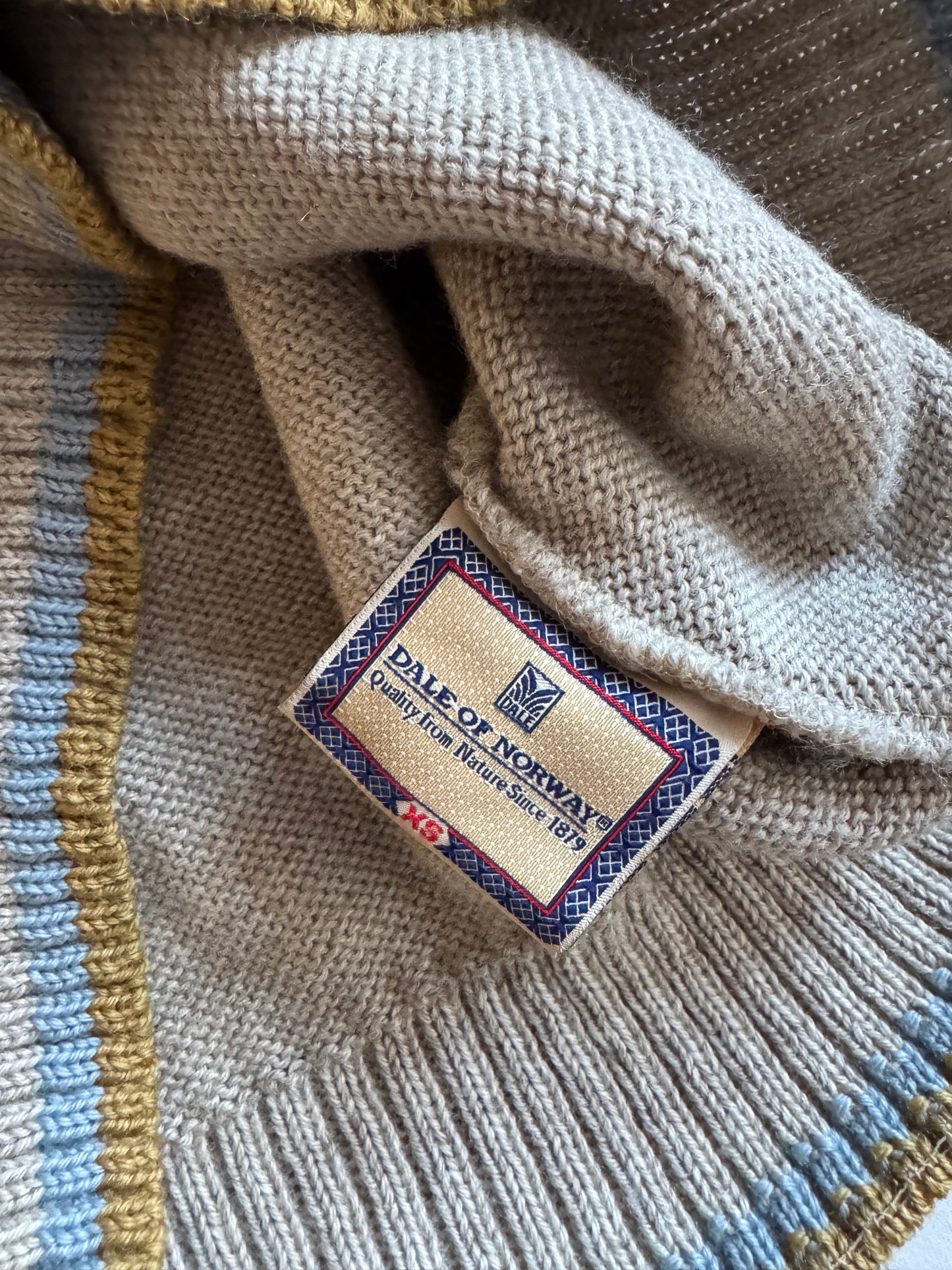 🇳🇴 🧶 Pulover vintage Dale of Norway – 100% lână virgină – mărimea XS femei