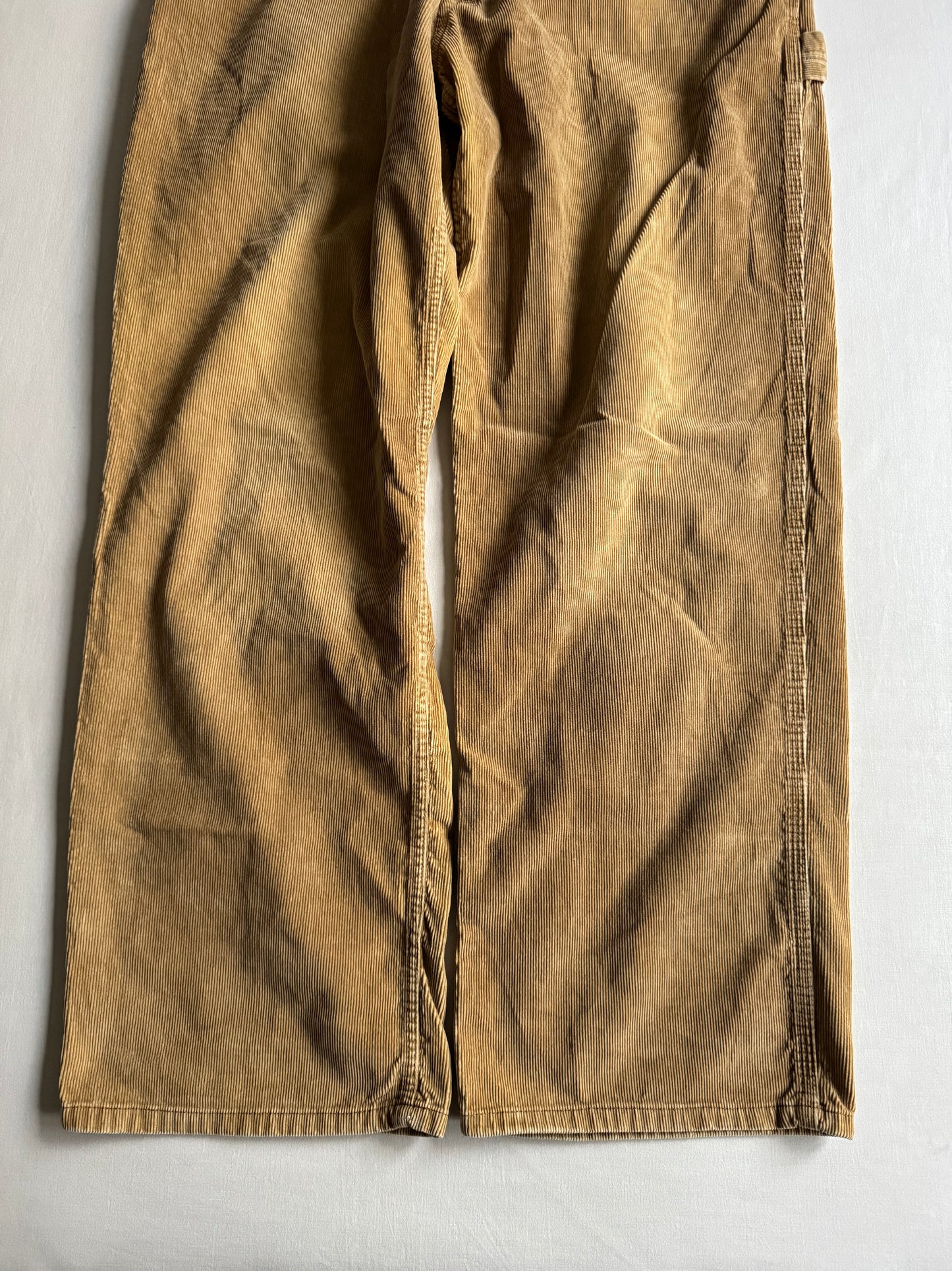 🔨 Y2K Urban Pipeline Pantaloni Baggy / Corduroy Brown (W36 x L32)