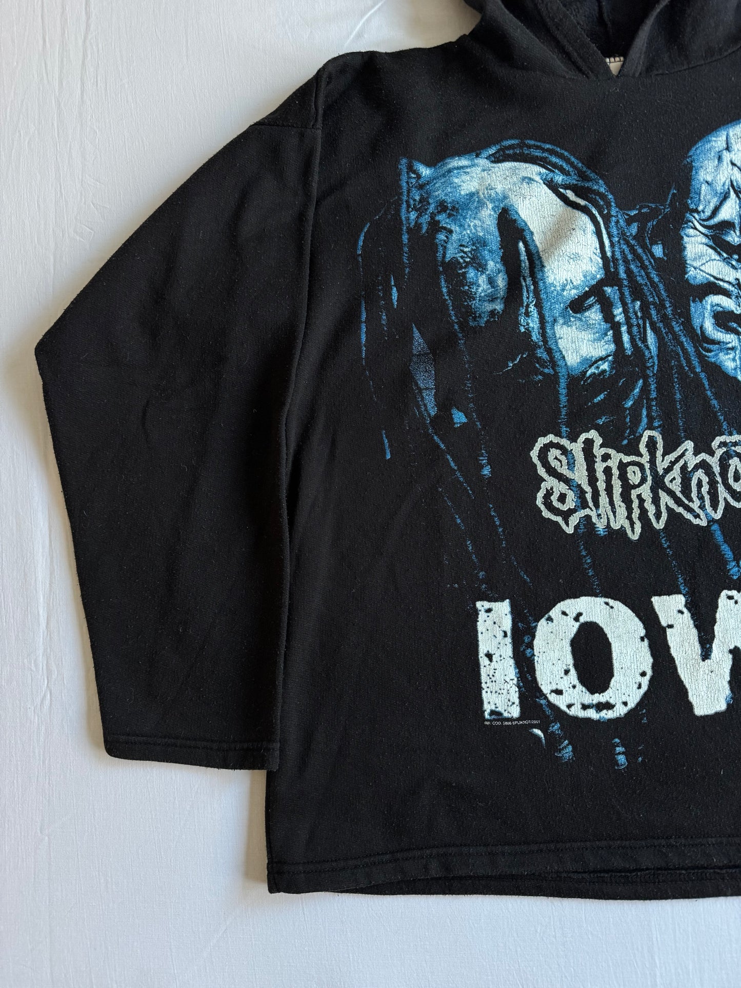 🎤 2001 Slipknot “Iowa” Album Promo Hoodie – Mărime M