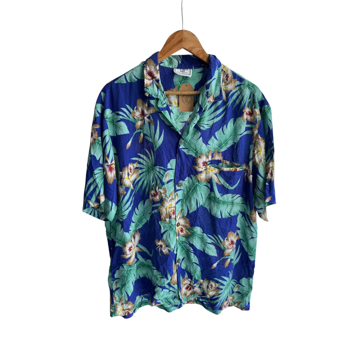 🌺 Cămașă Hawaiian Vintage Printed | 100% Rayon | Made in Hawaii – XL