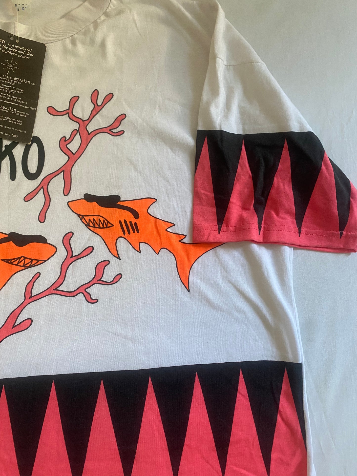 Vintage All Over Print Graphic Tee