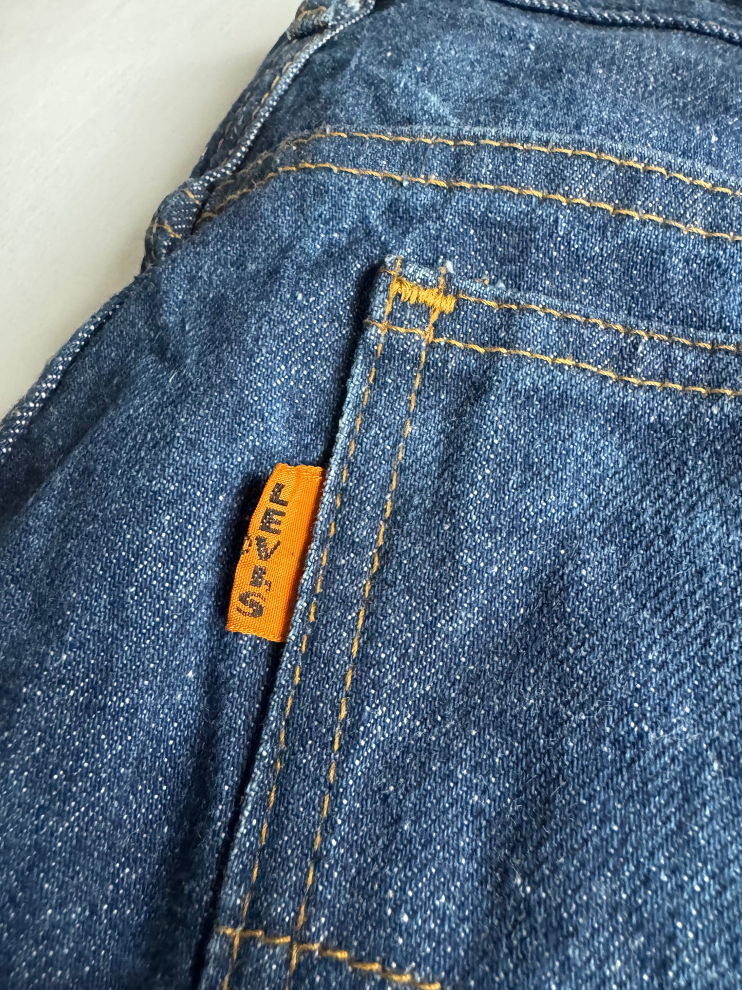 👖 Blugi vintage Levi’s 602 Big E / 1975 - Made in France