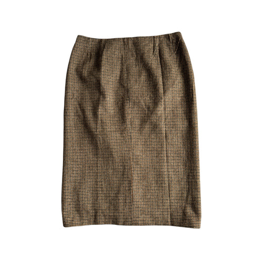 ✏️ Fustă Vintage Max Mara Tip Pencil din Lână Virgină și Angora – S (EU 36)