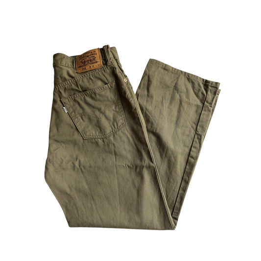 🫒 Pantaloni Vintage Levi’s 512 Relaxed Fit Olive – Mărimea W32 L32