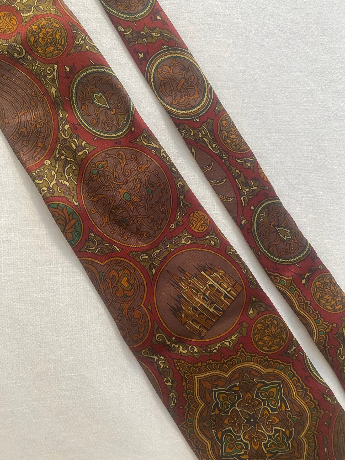 Vintage Moschino Printed Tie