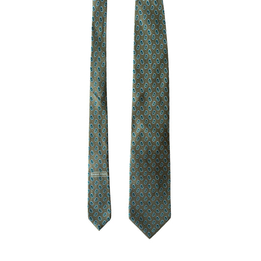 👔 Cravată Paisley Print Giorgio Armani Vintage '80s | Mătase Naturală