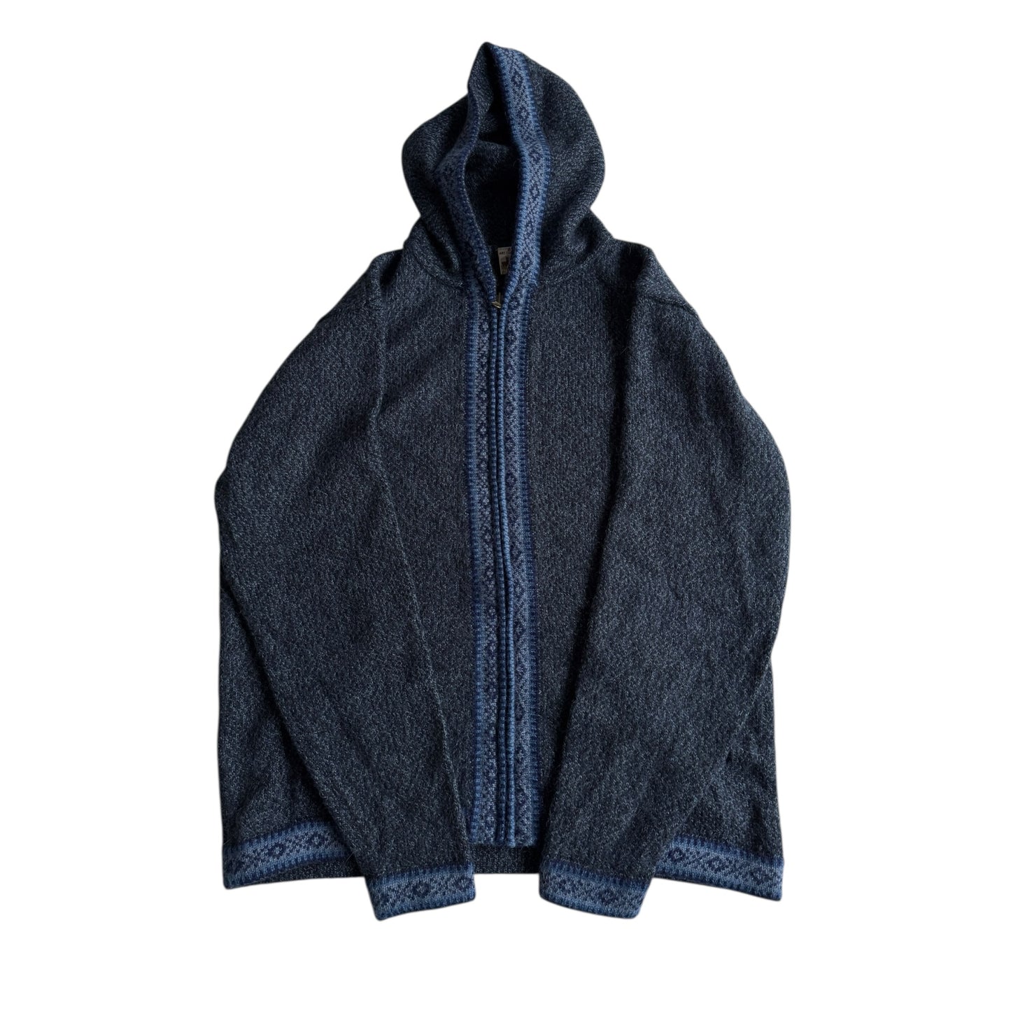 🦙 Hoodie Y2K Damă Light Navy din Alpaca – XL