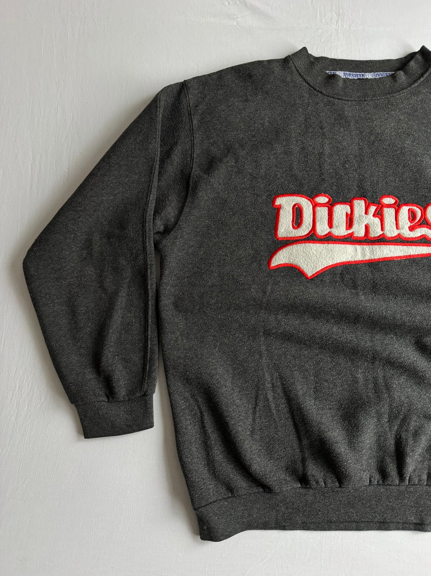 🛹 Pulover Vintage Dickies Gri Crewneck – XL