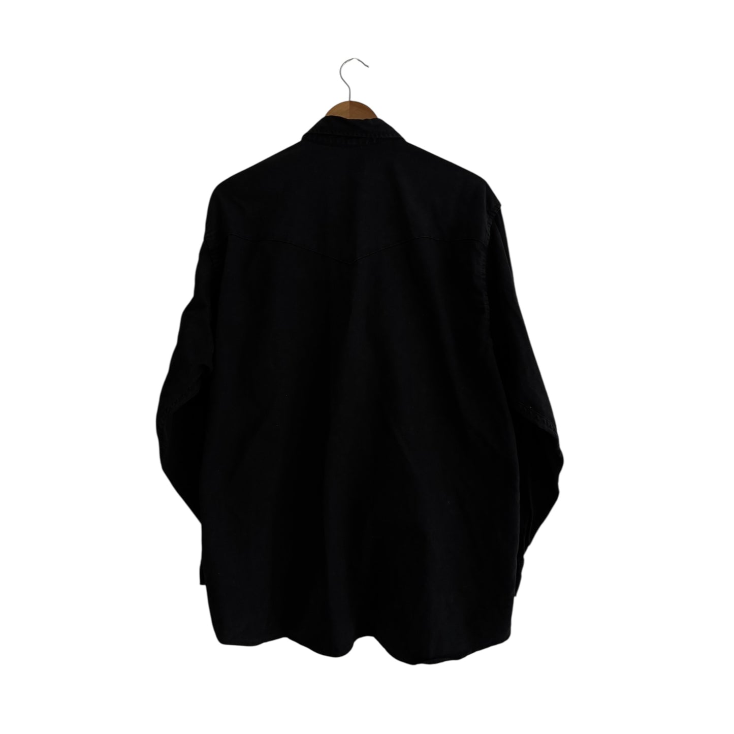 🤠 Cămașă vintage Lee Western din bumbac gros negru (Mărime XL)