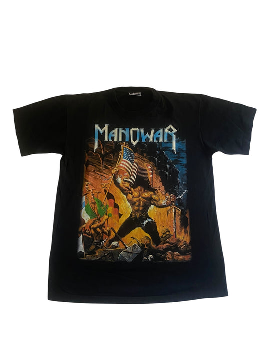 90's Vintage Manowar Band Tee