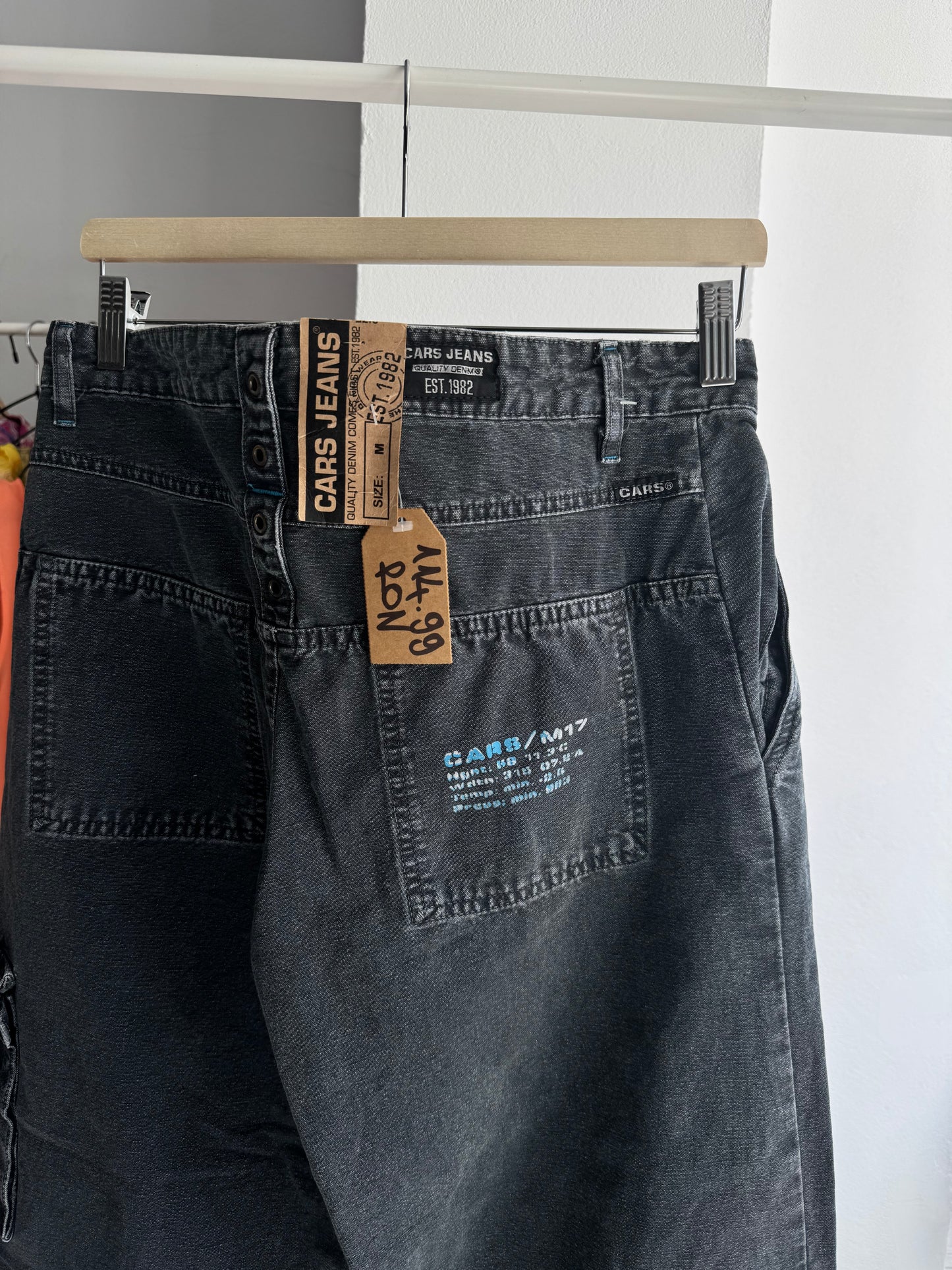 🪖 Pantaloni Cargo Baggy Washed Y2K Deadstock | New with Tags – M şi L