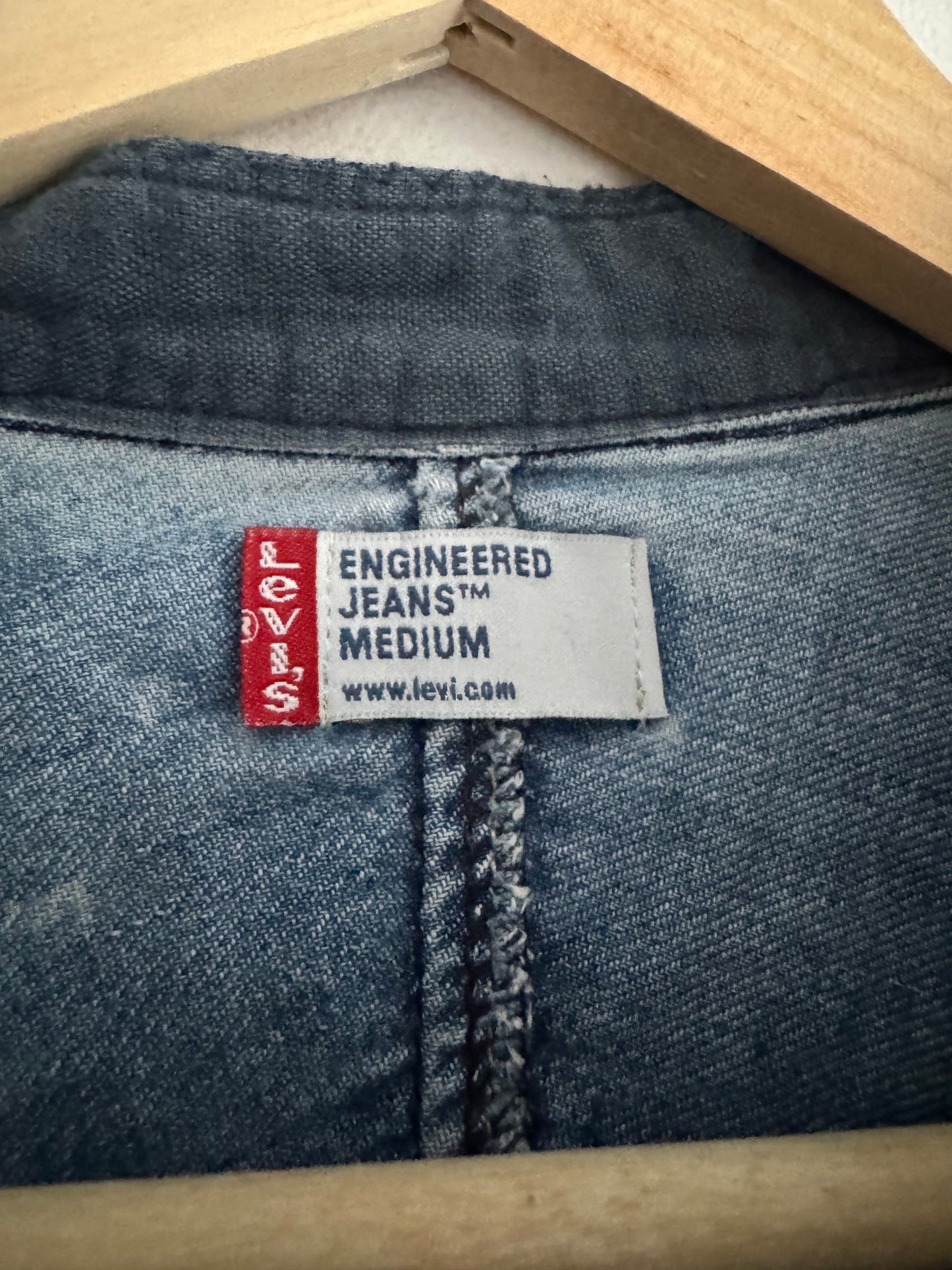 👖 Cămașă Vintage Levi’s Engineered Jeans Denim – M