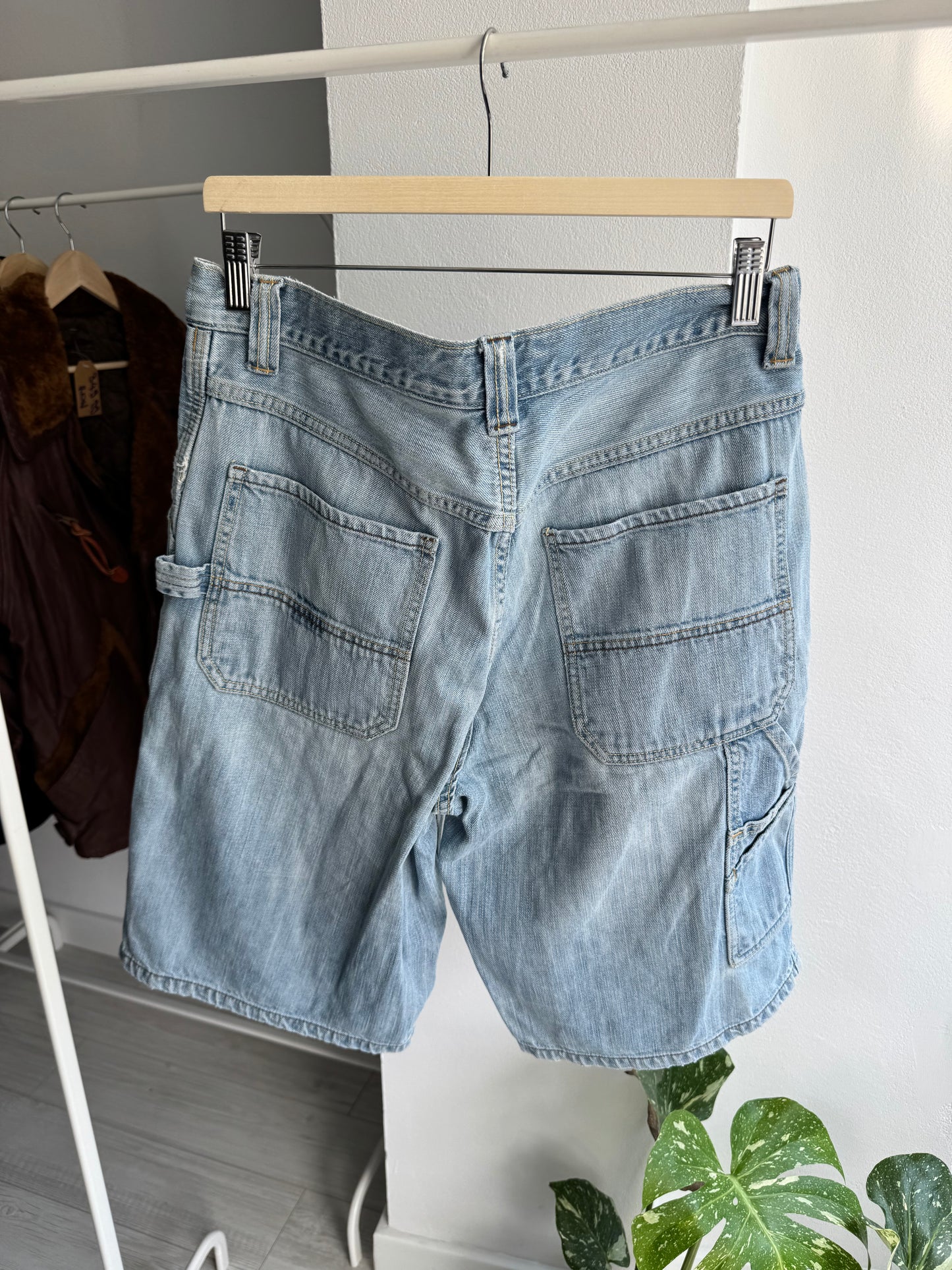 🔨 Pantaloni Scurți Vintage Old Navy Carpenter Jorts – US 32 Bărbați