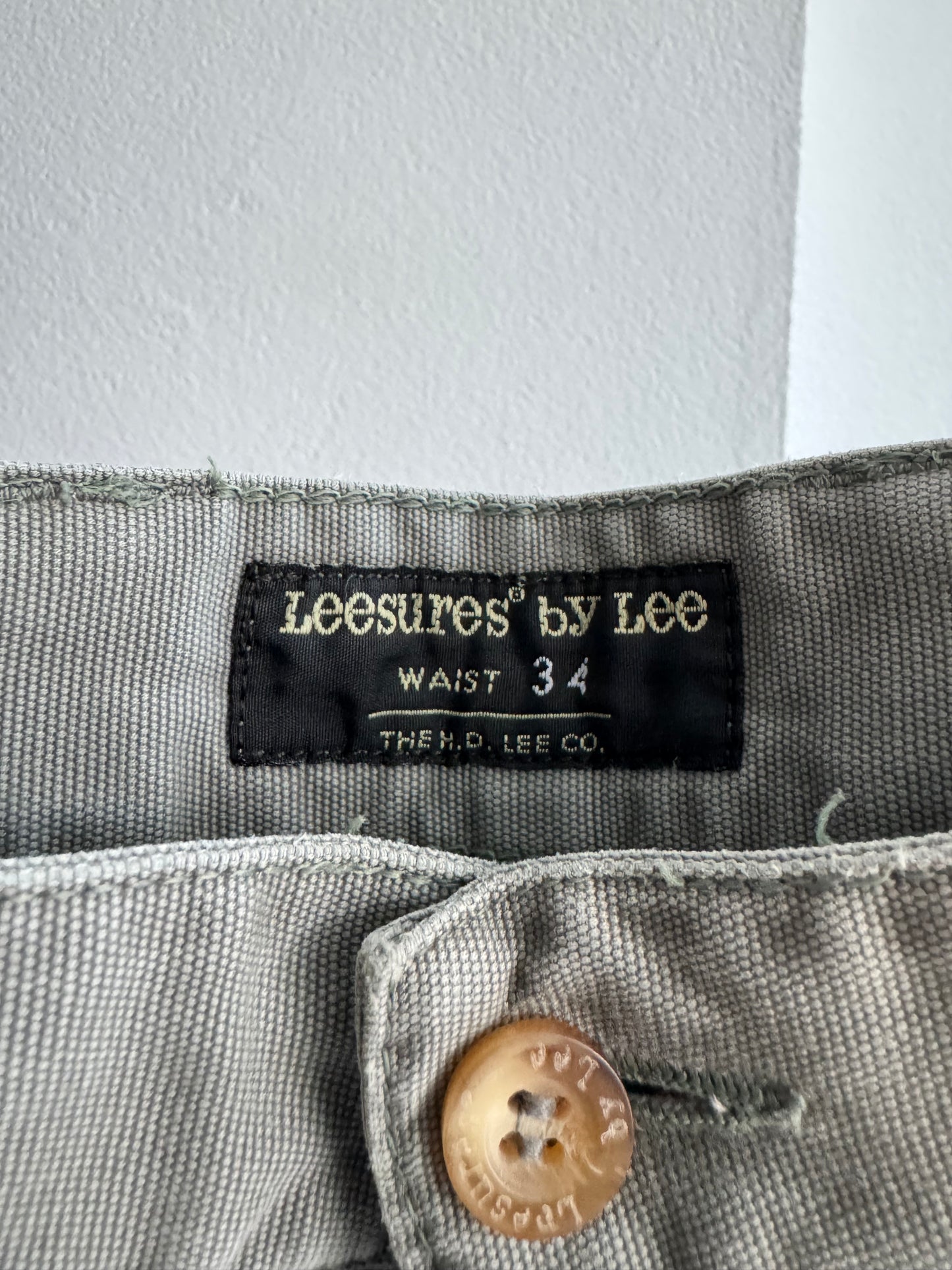 🪖 Pantaloni Vintage Lee Leesures Fatigue Cargo – W34 x L34