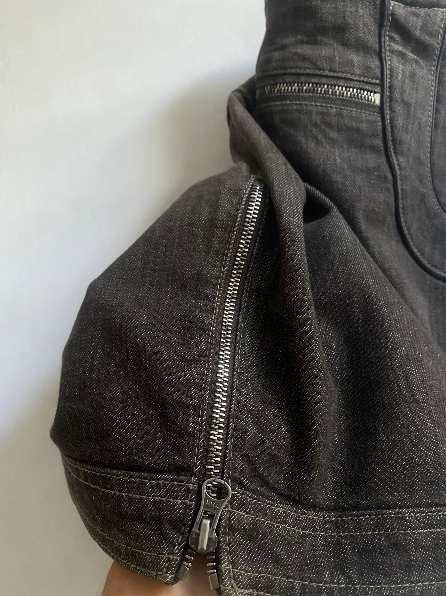 👗 Fustă Denim Maro Washed Stella McCartney x H&M – Mărimea S