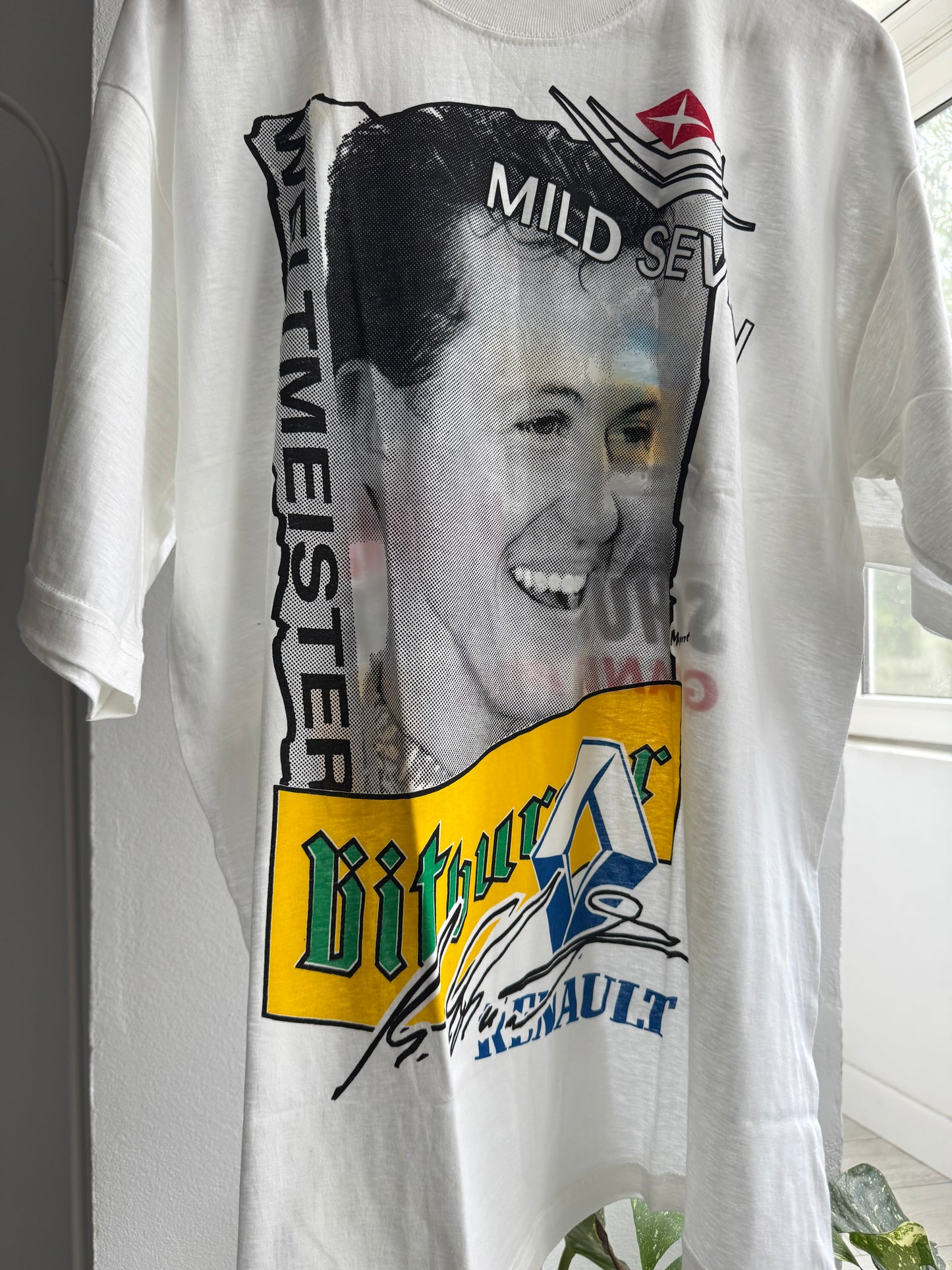 🏎️ Tricou Vintage Graphic Benetton x Michael Schumacher F1 Racing Team – XXL