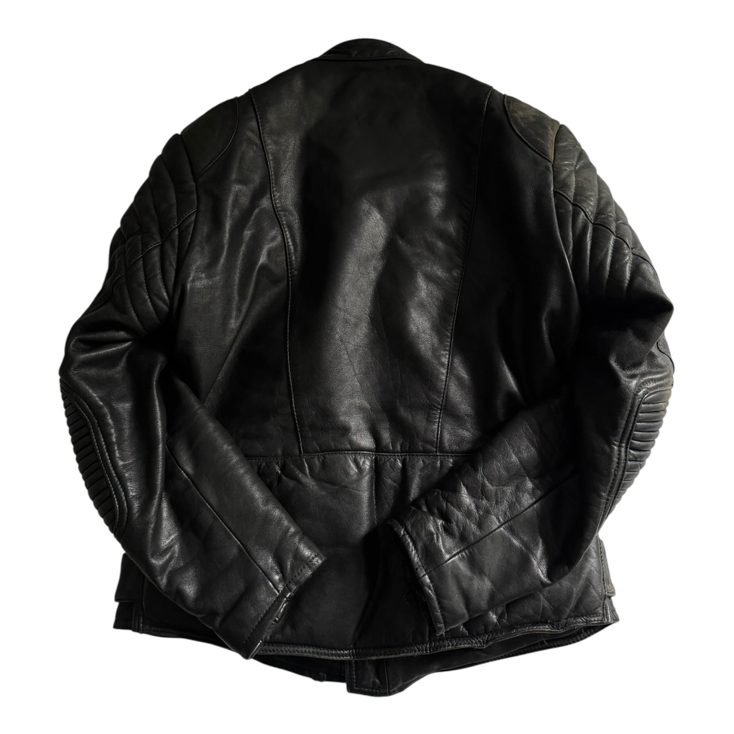 🏍️ Geacă Moto Vintage din Piele – Mărimea 54 (potrivită pentru L bărbați)