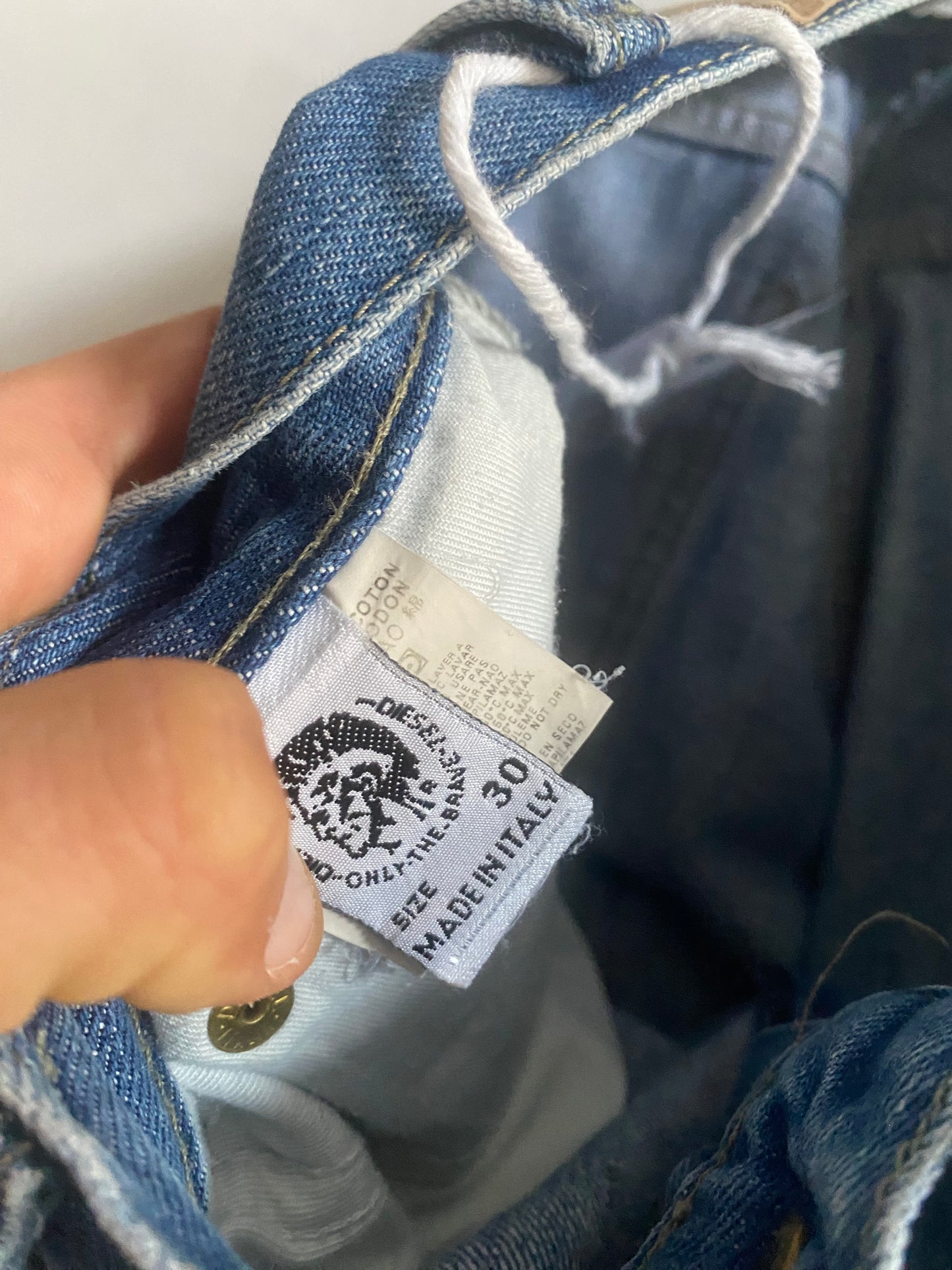 👖 Jeanși Diesel Vintage – Light Wash – Slightly Bootcut – US 30 – Made in Italy