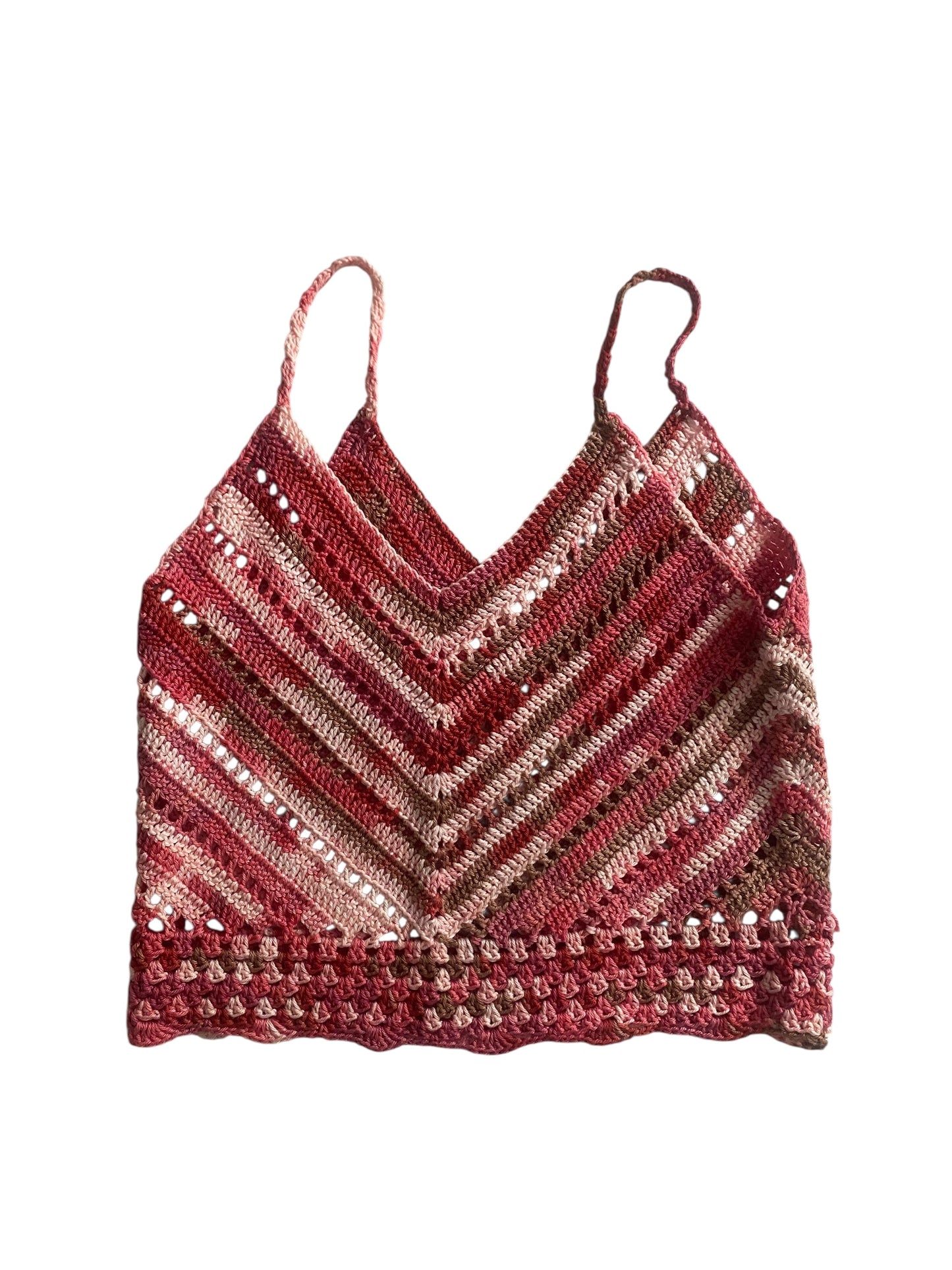 🧶 Top Y2K Cropped Croșetat – Mărime XS/S