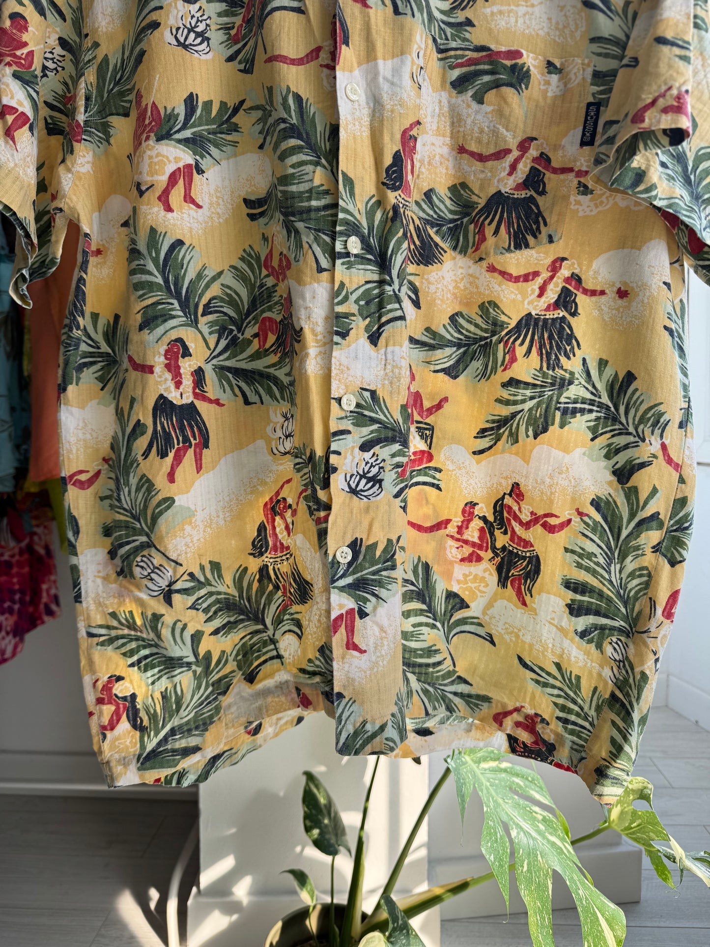 🏝️ Vintage Stüssy Cămașă Hawaiiană – M Bărbați