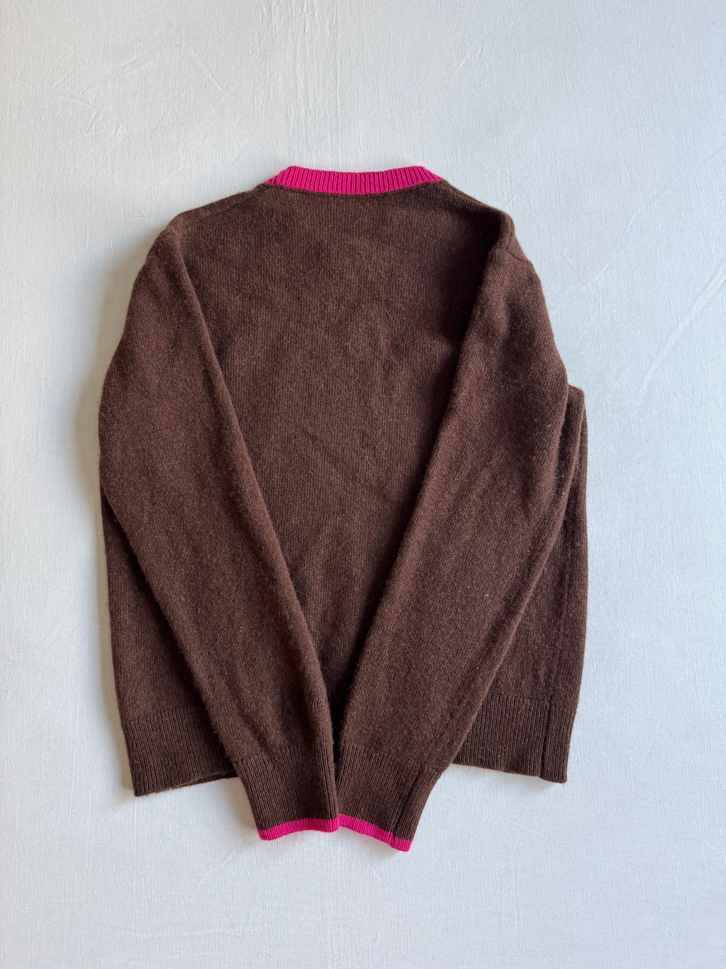 🎿 🧘‍♀️ Pulover Damă MC2 Saint Barth Maro Închis din Lână cu Broderie – XS