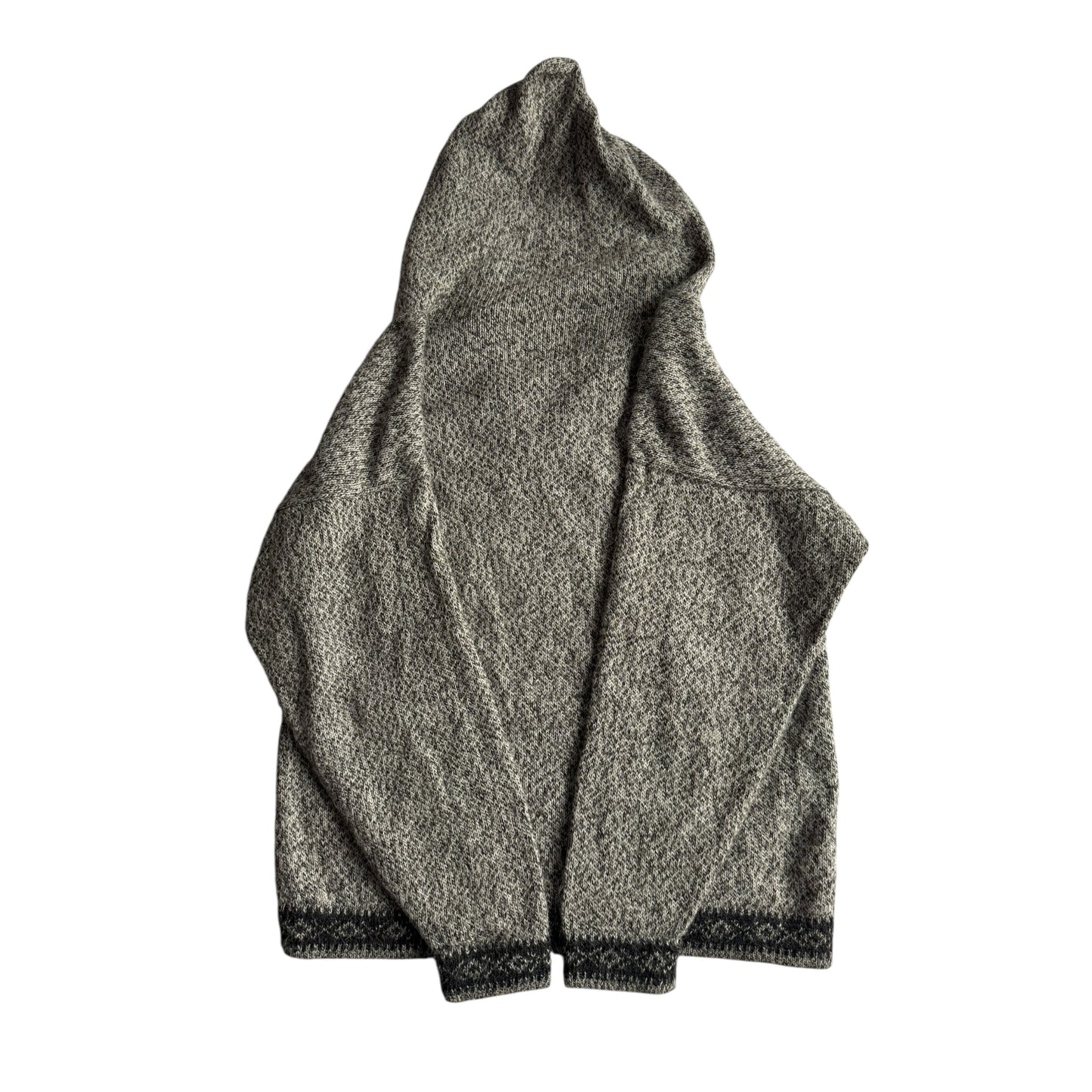 🧶 Hoodie Vintage Alpaca Peruvian – M Bărbați