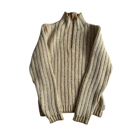 🧶 Pulover Y2K Timberland Quarter Zip din Blend Lână – XS Bărbați