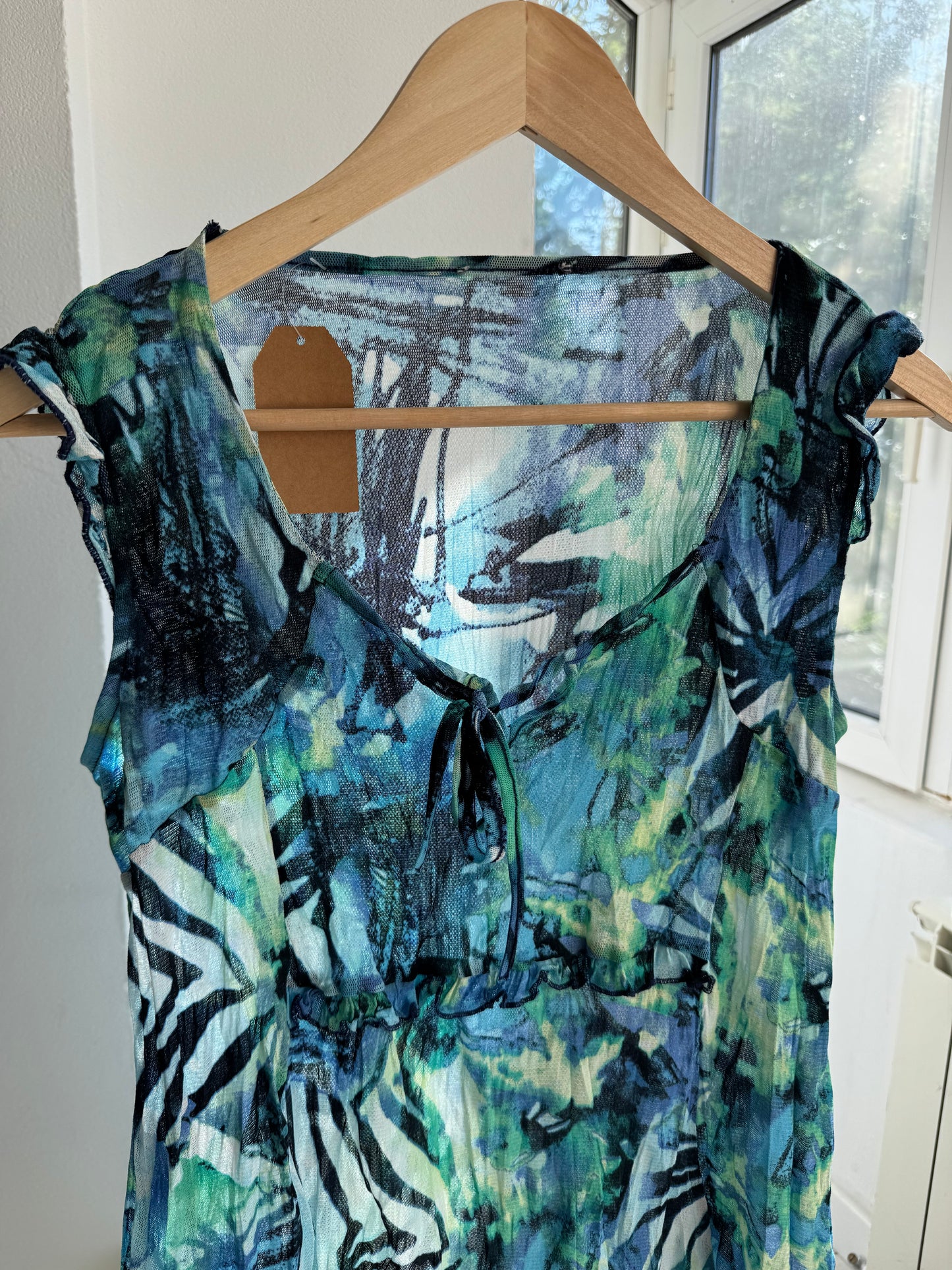 ☀️ Rochie Y2K de Vară din Mesh – Approx. XS–S Damă