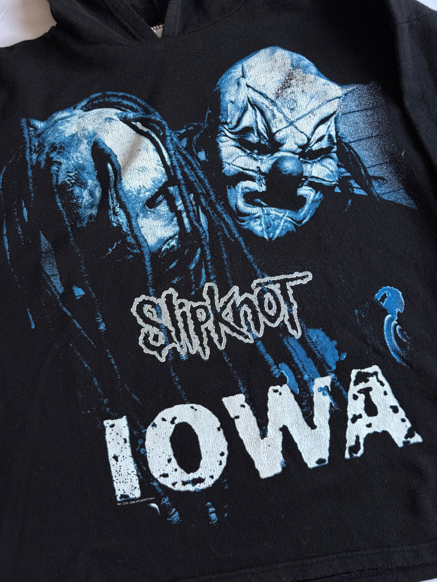 🎤 2001 Slipknot “Iowa” Album Promo Hoodie – Mărime M