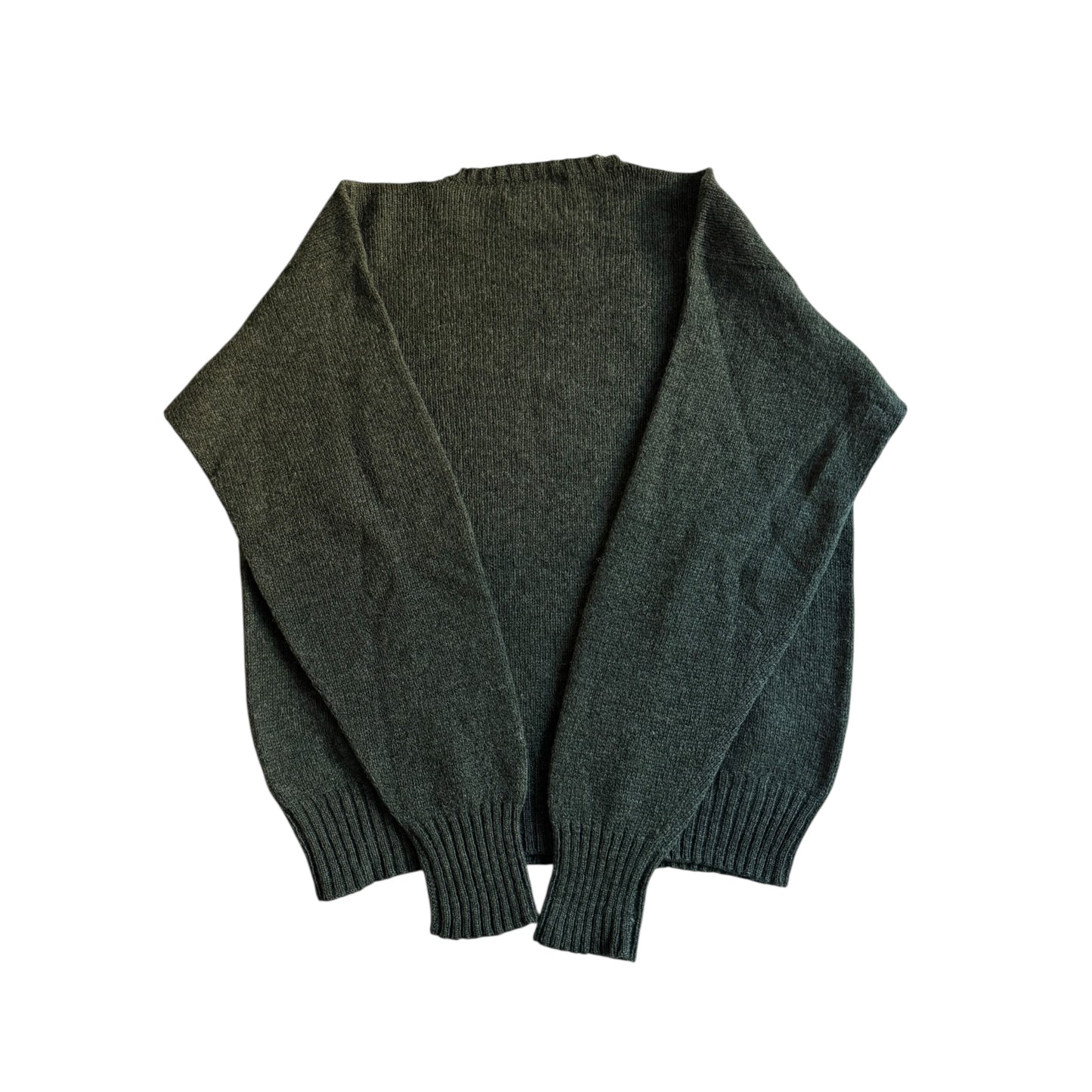 🐴 🧶 Pulover vintage Ralph Lauren Polo – verde închis – mărimea L