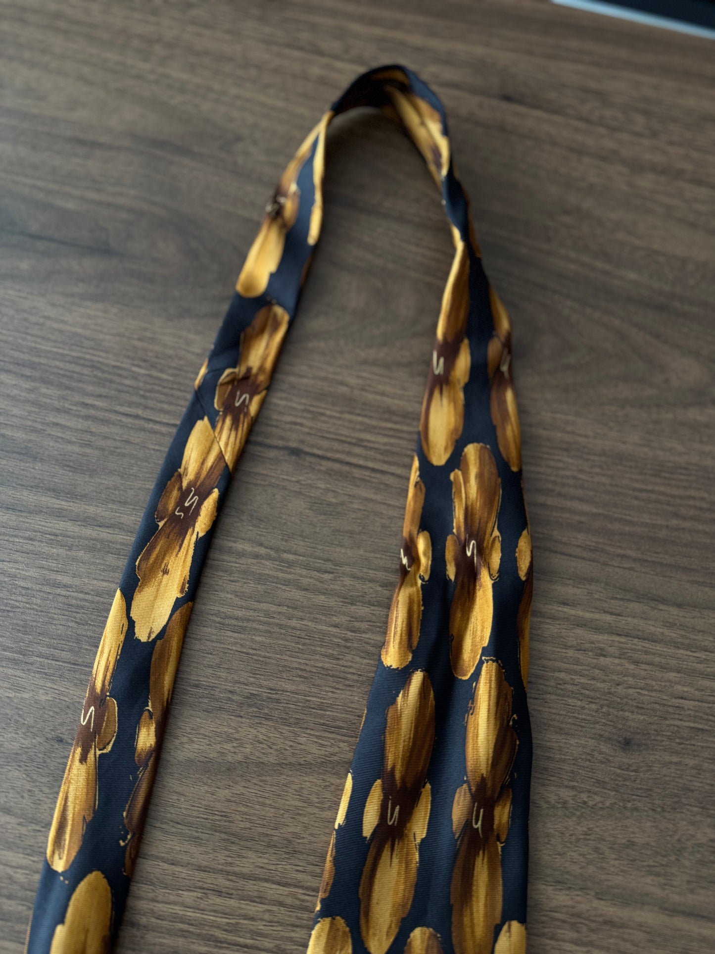 👔 Cravată Printed Hugo Boss Vintage | Mătase Naturală | Made in Italy