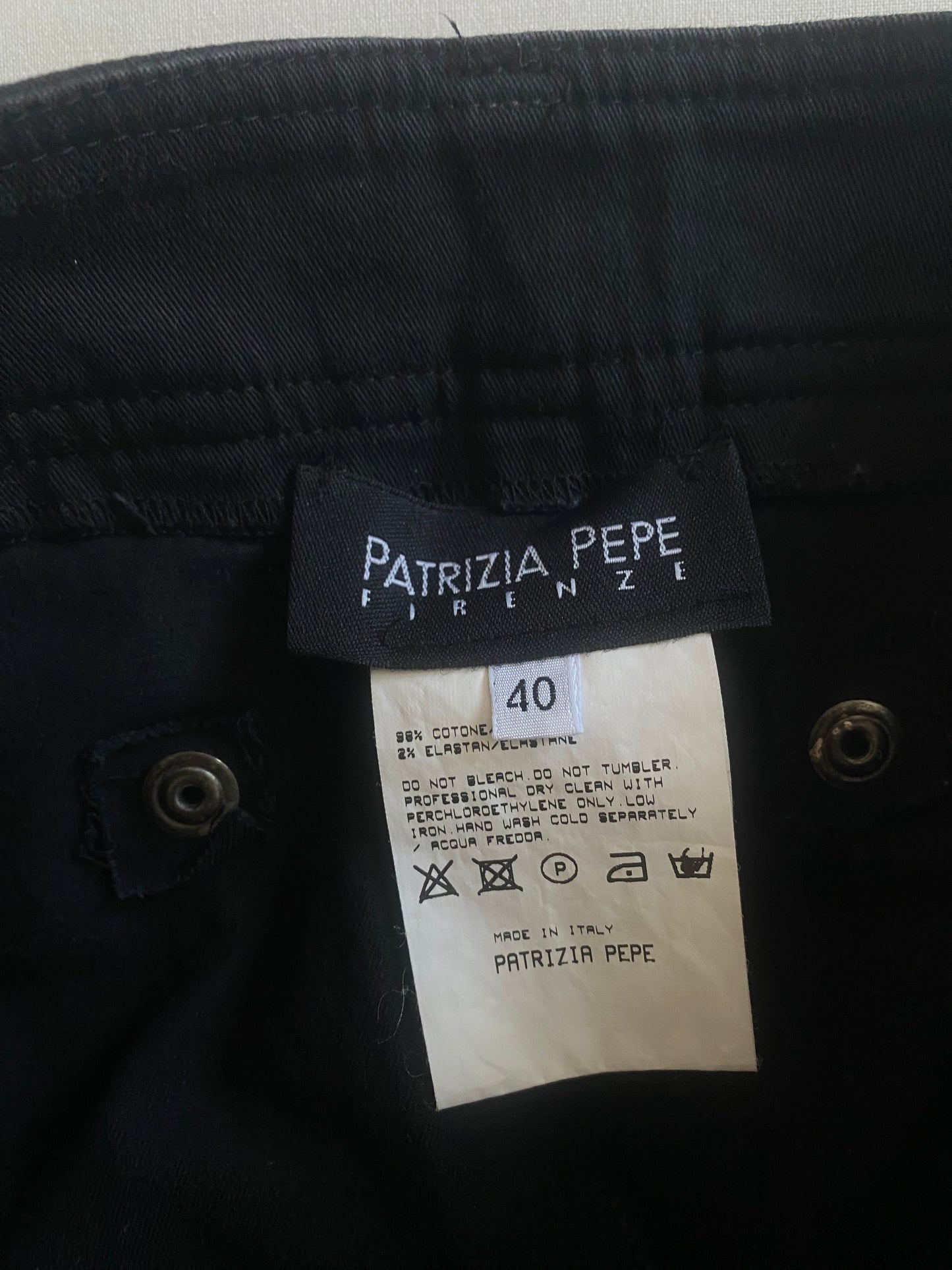 Fustă Patrizia Pepe Cargo Neagră – Mărime S (EU 36) 🖤👖