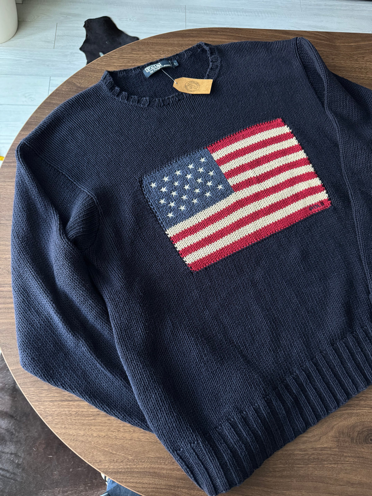 Polo Ralph Lauren Pulover Bleumarin Vintage | USA | XL/XXL (L)