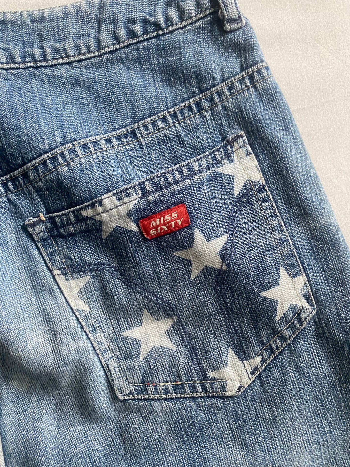 Miss Sixty Y2K – Fustă Mini din Denim Albastru