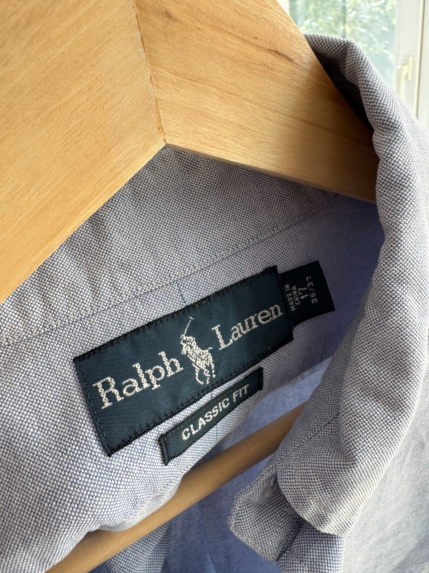 🐴 Cămașă Albastră Polo Ralph Lauren Vintage – XL Bărbați