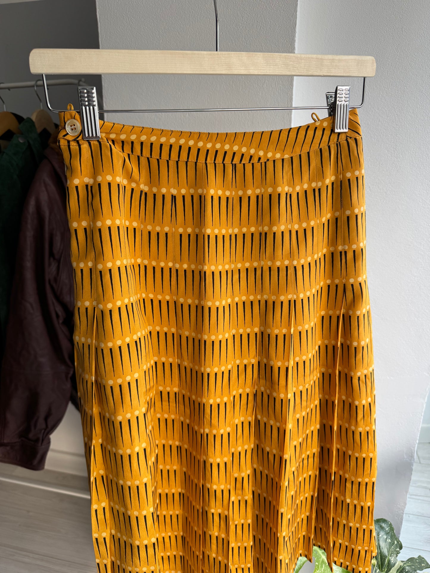 ✨ Fustă Vintage Printed – Size 0 (XS Damă)