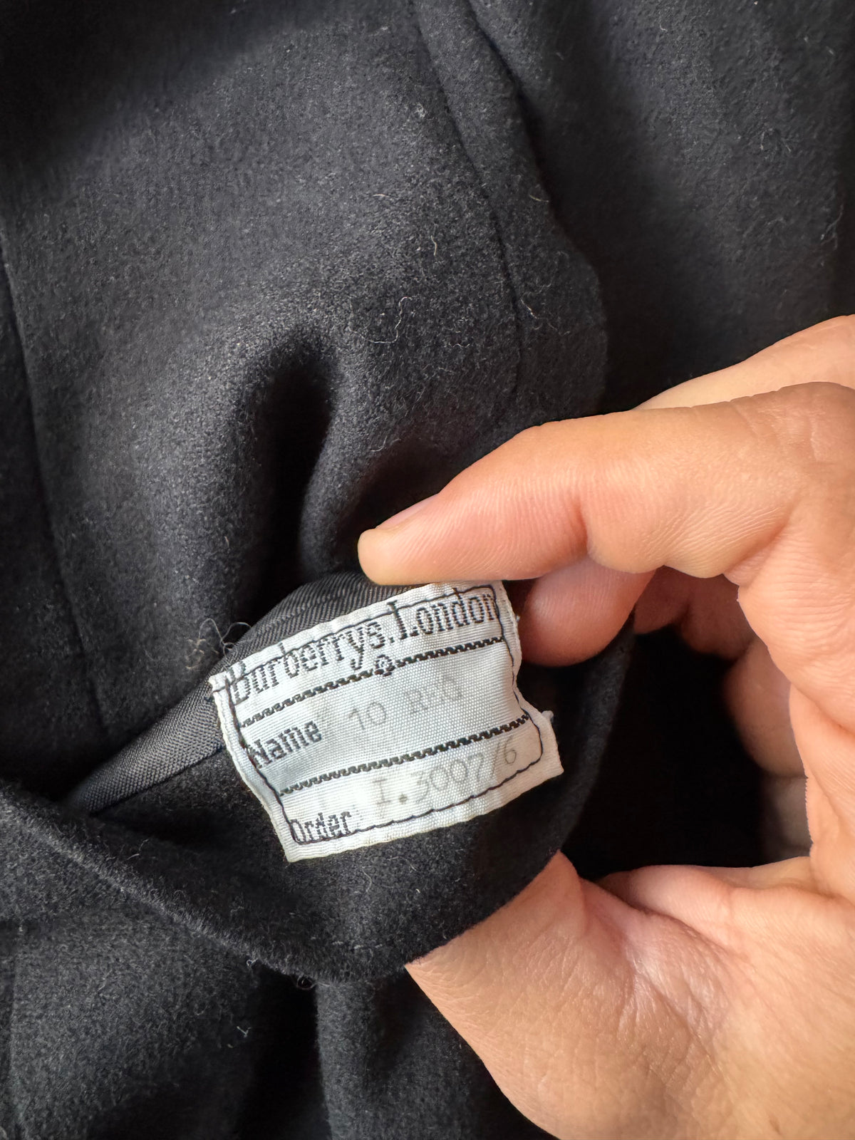 Blazer Vintage Burberry Negru | S Damă